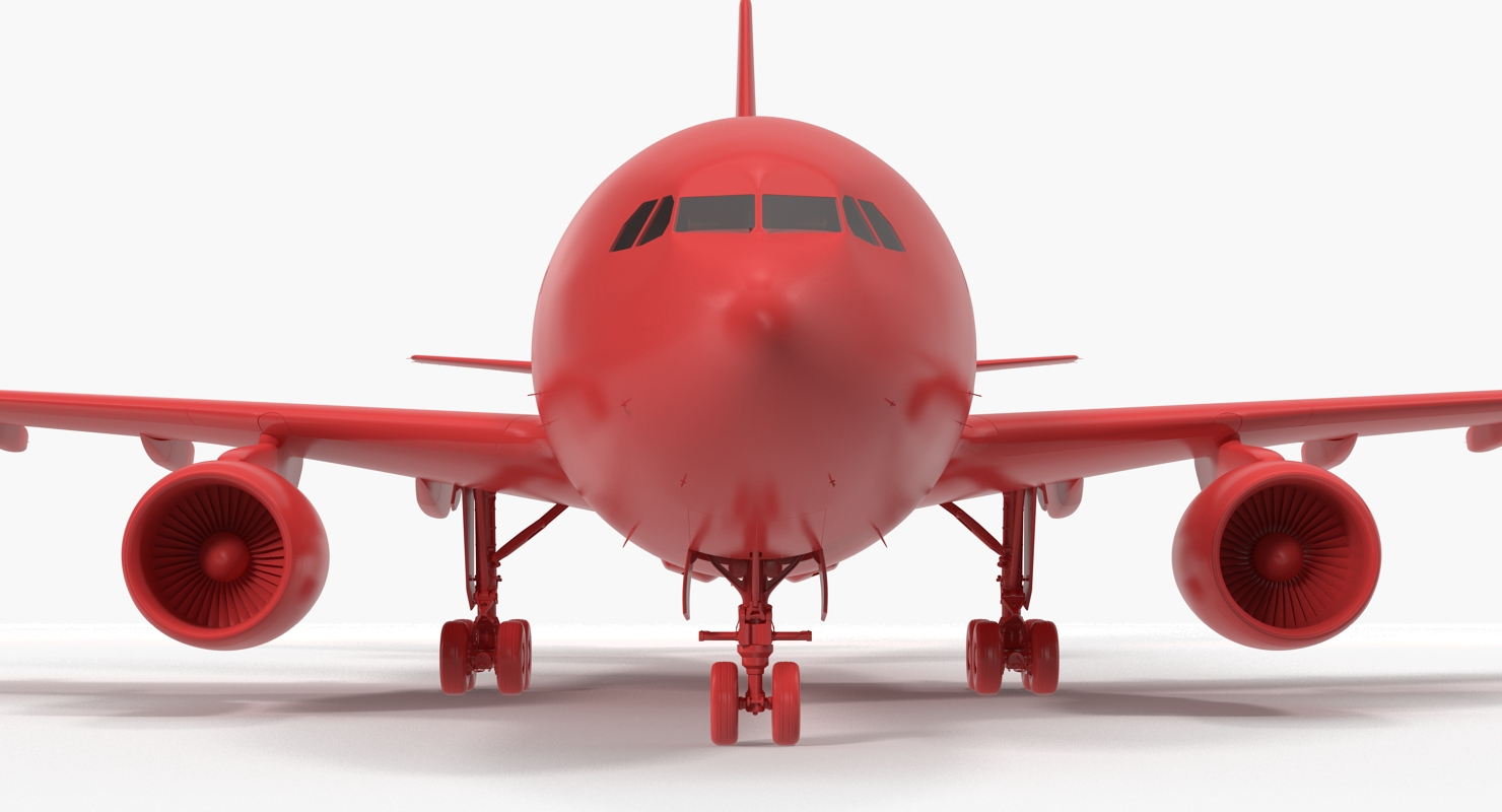 Airbus A310 300F Cargo Aircraft FedEx 3D