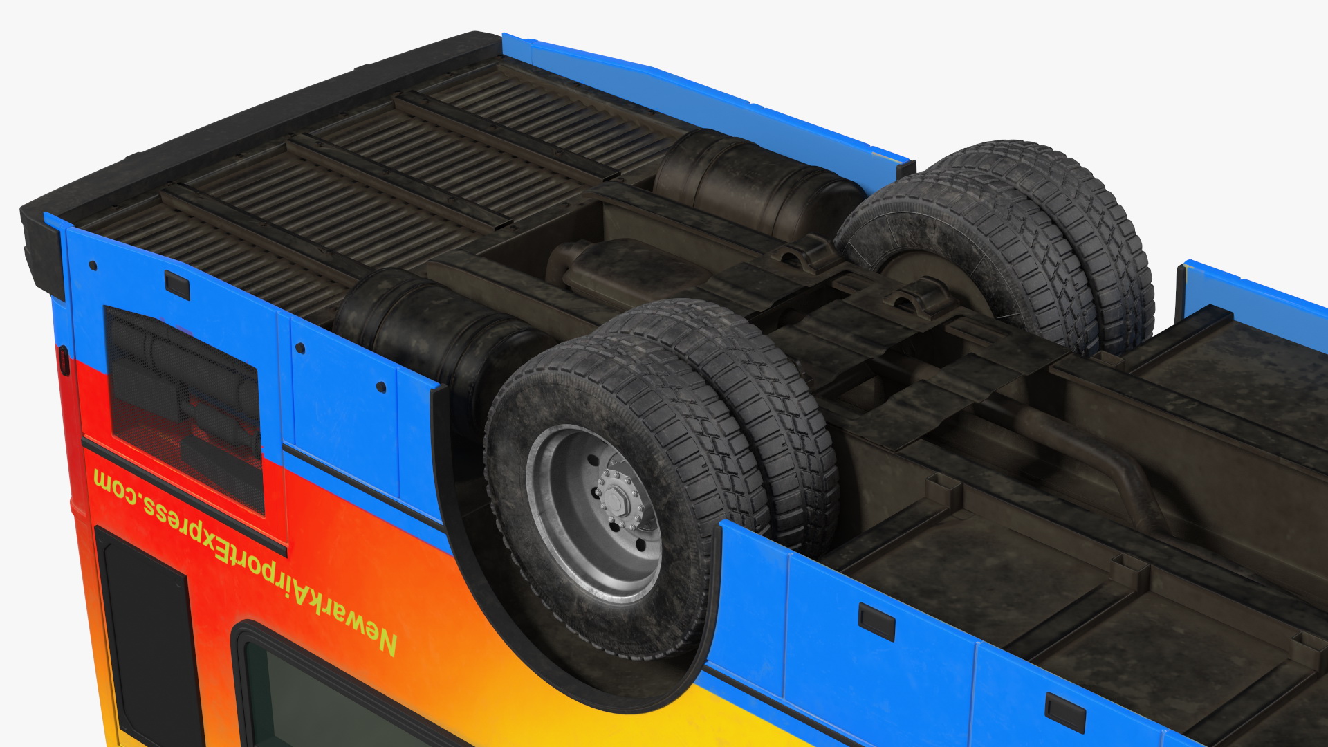 Bus Nabi Model 416 NYC Airport Express Simple Interior 3D model