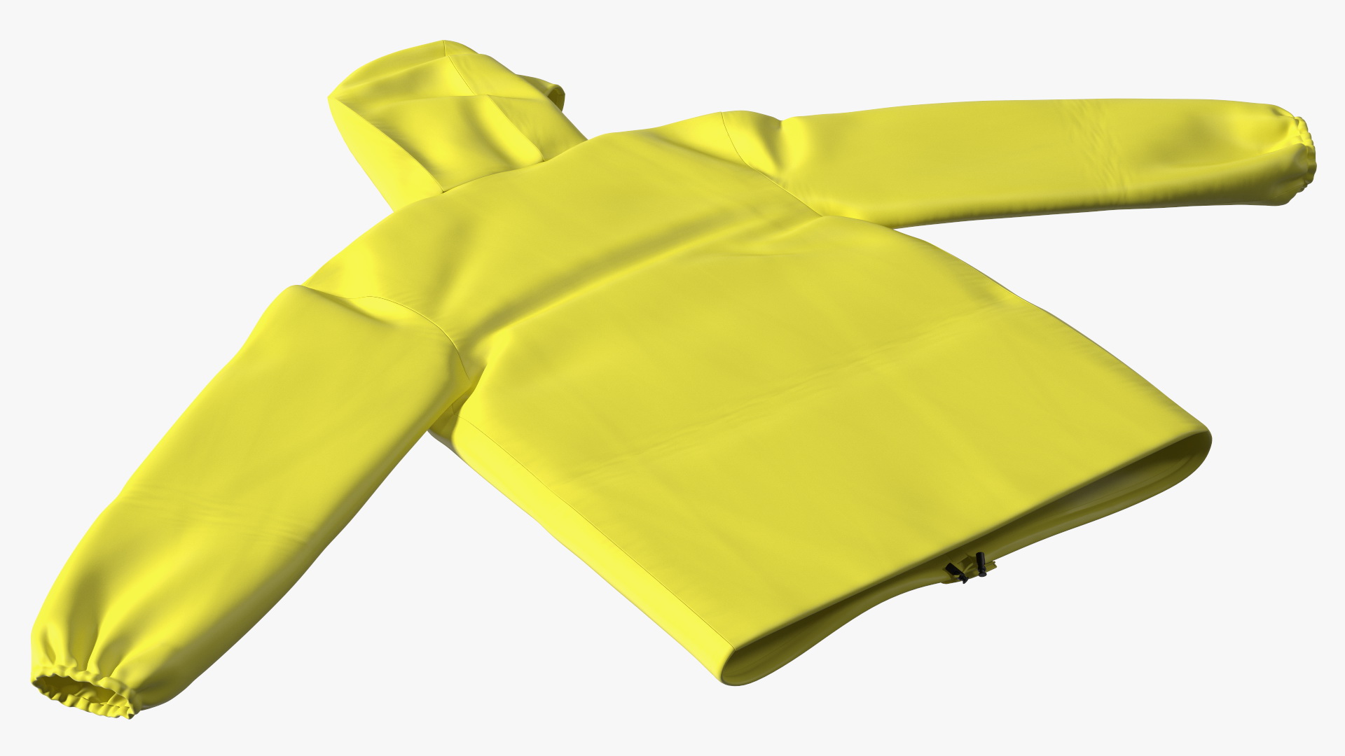John Deere Yellow Rain Jacket 3D model