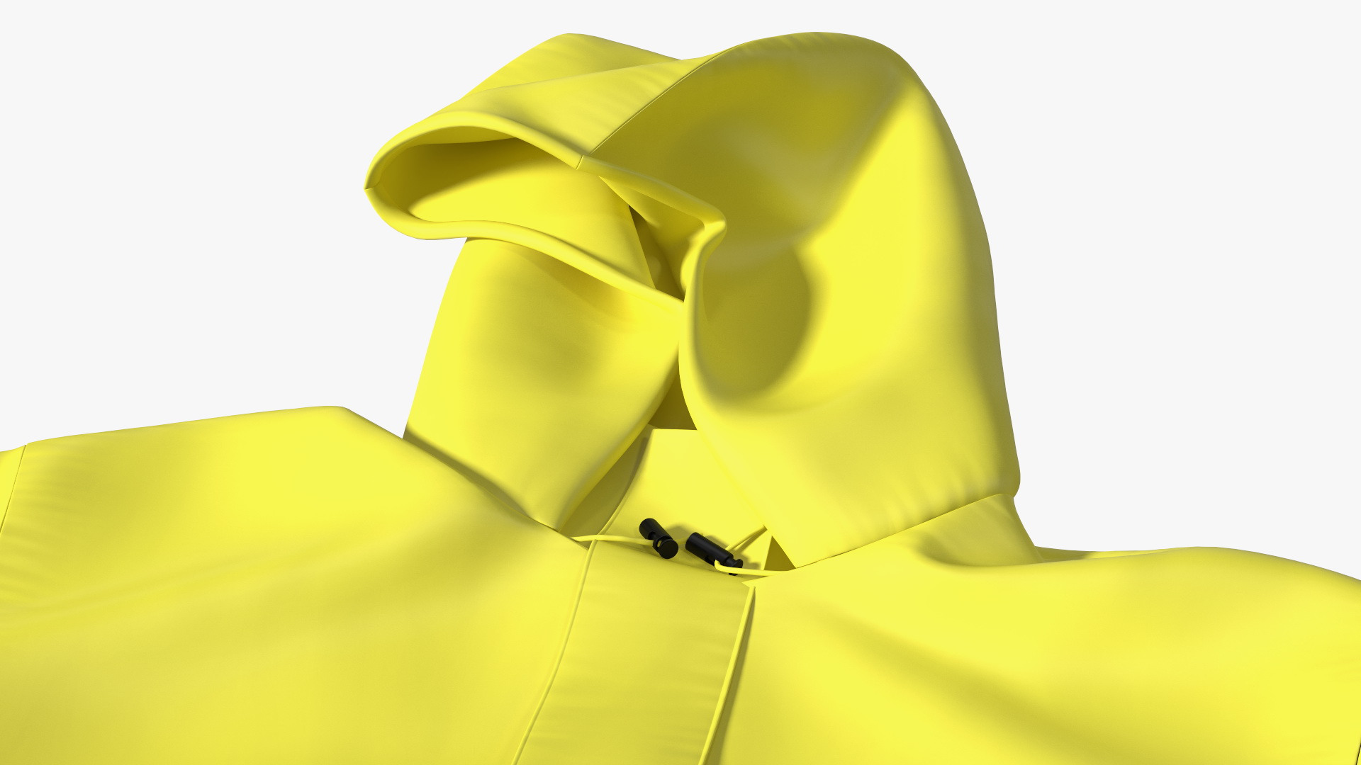 John Deere Yellow Rain Jacket 3D model