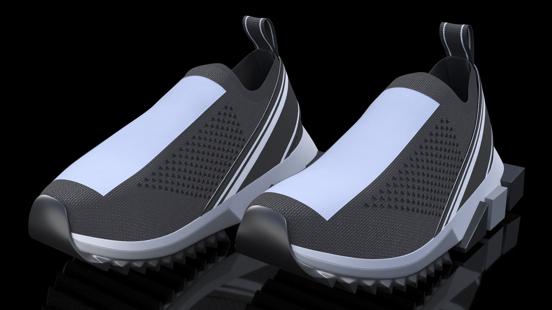 Sneakers Black 3D model