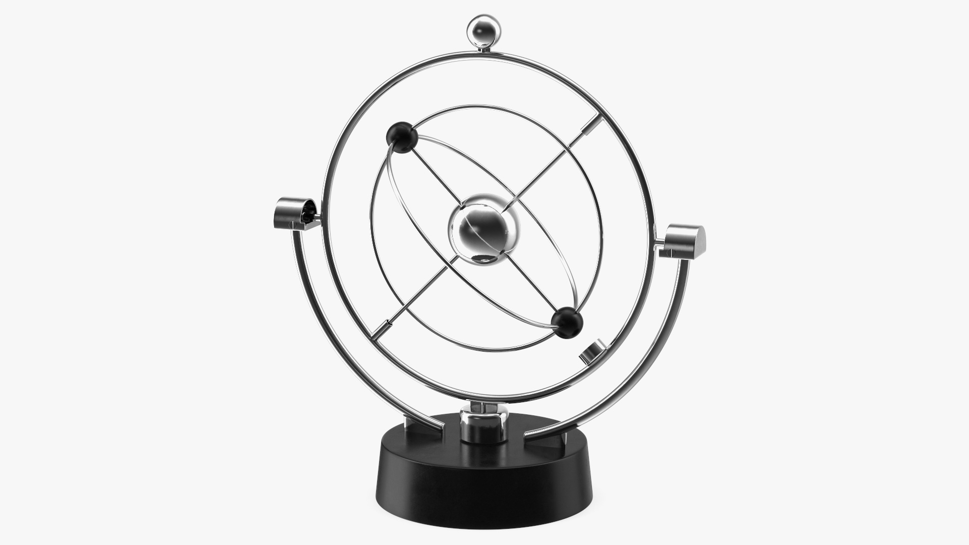 Orbital Newton Pendulum Model 3D model