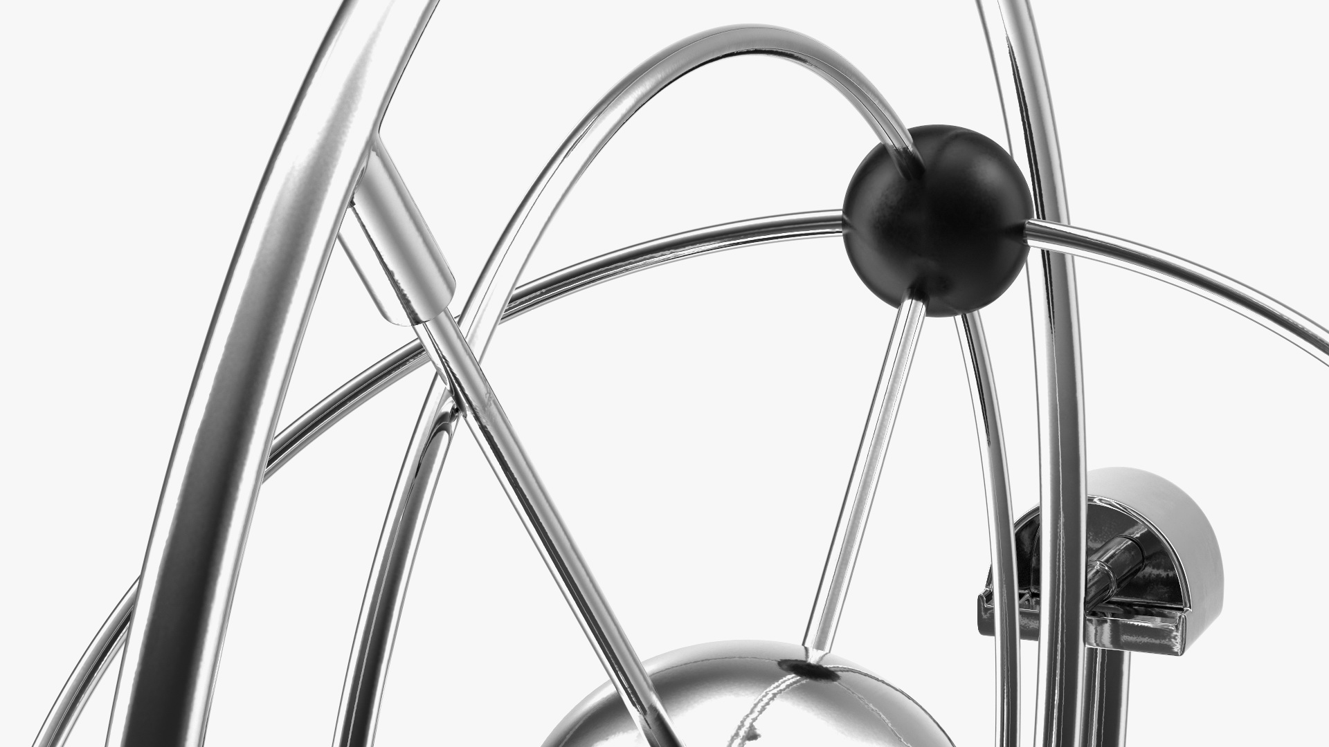 Orbital Newton Pendulum Model 3D model