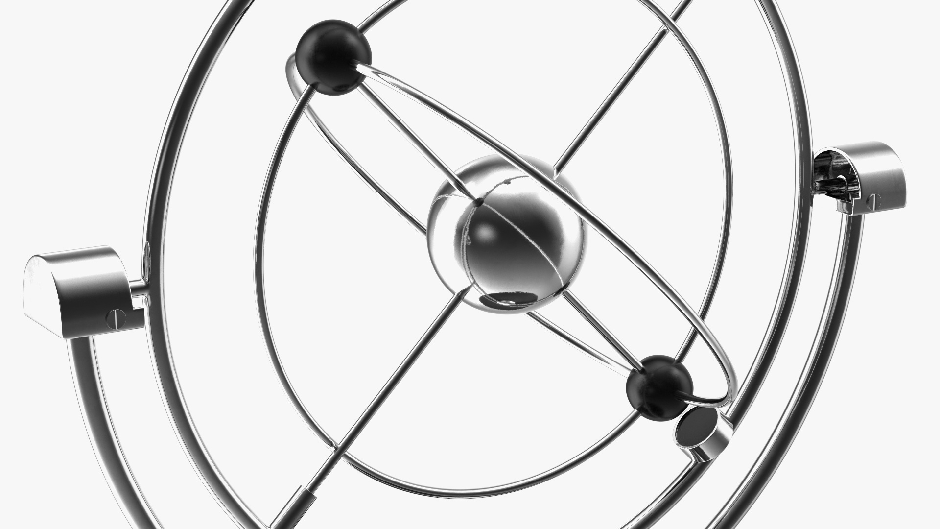 Orbital Newton Pendulum Model 3D model
