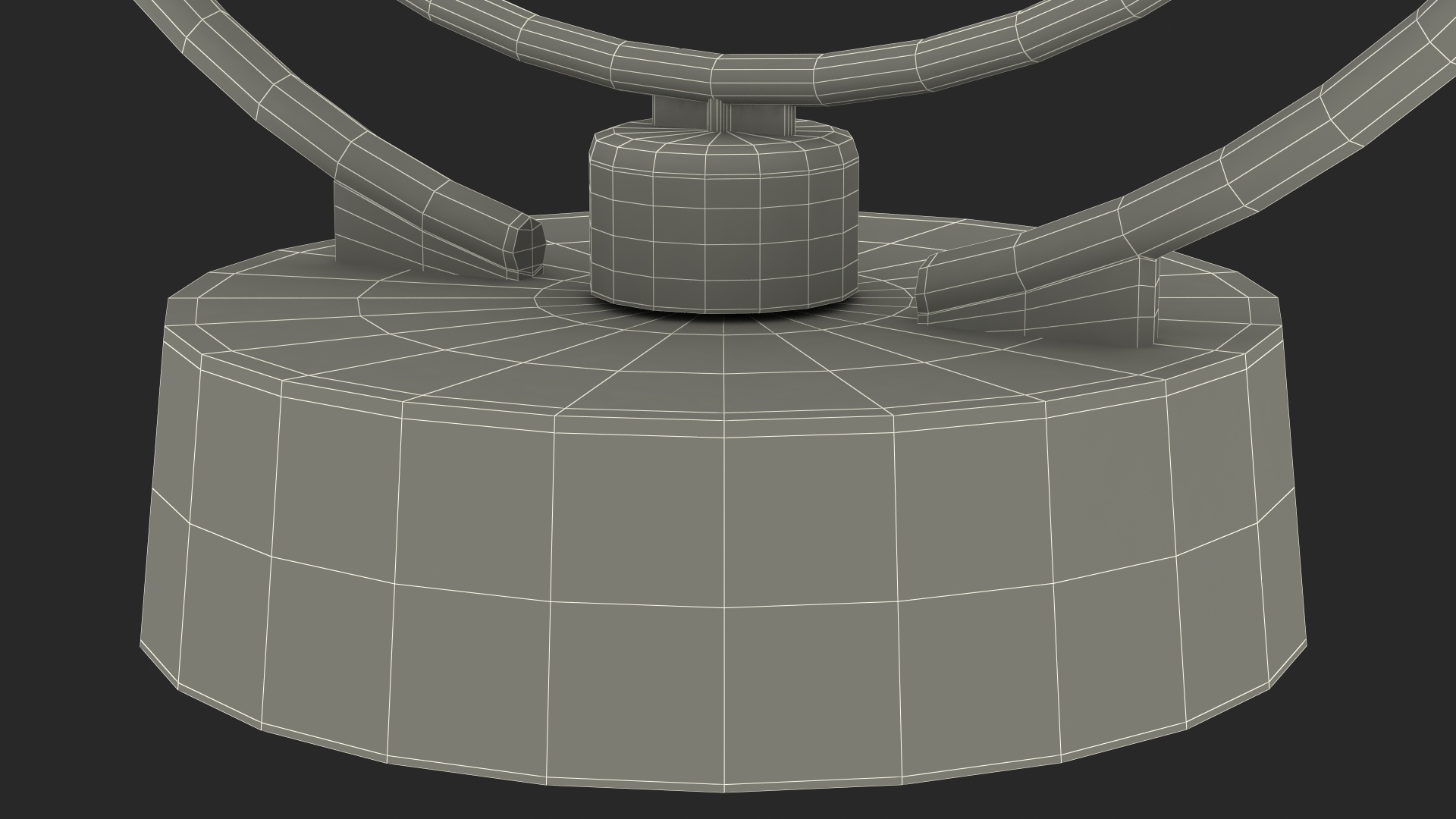 Orbital Newton Pendulum Model 3D model
