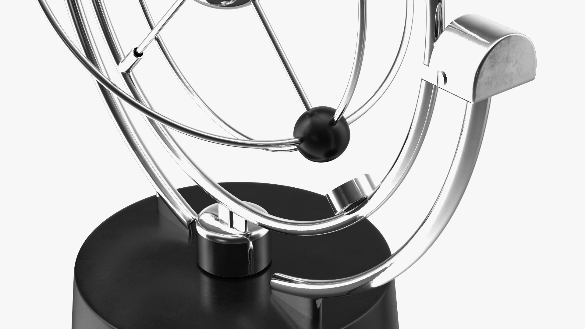 Orbital Newton Pendulum Model 3D model