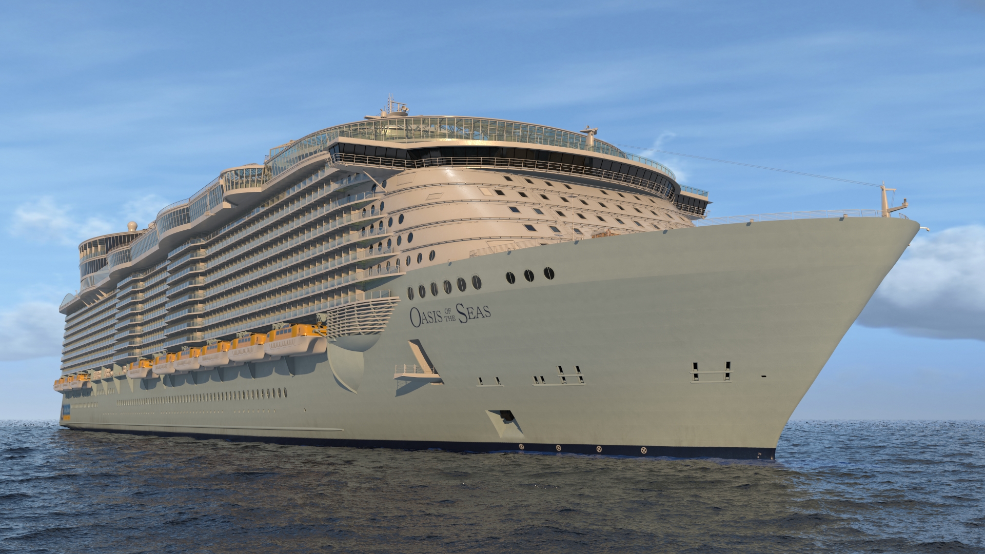 Oasis Class Cruise Ship Allure of The Seas 3D