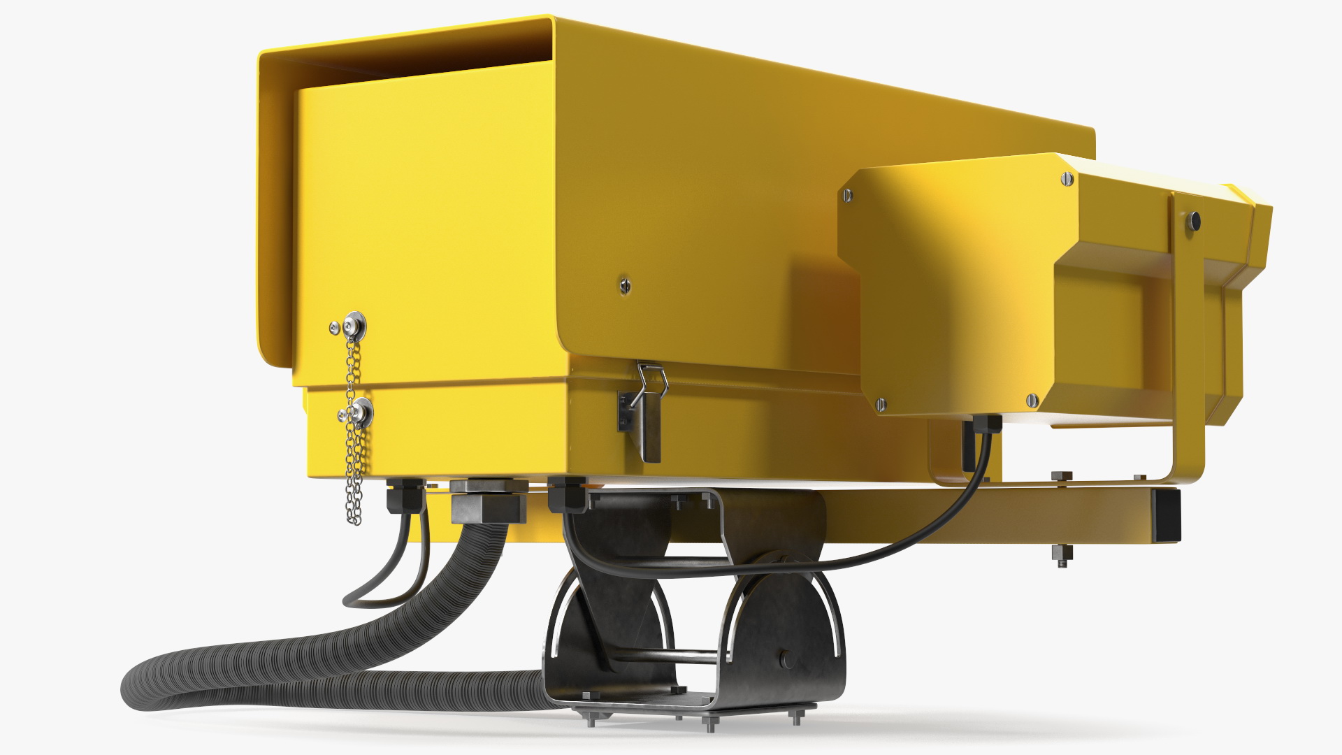 3D model Traffic Speed Control Camera Yellow