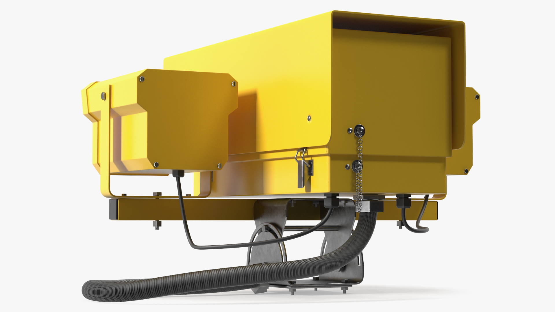 3D model Traffic Speed Control Camera Yellow