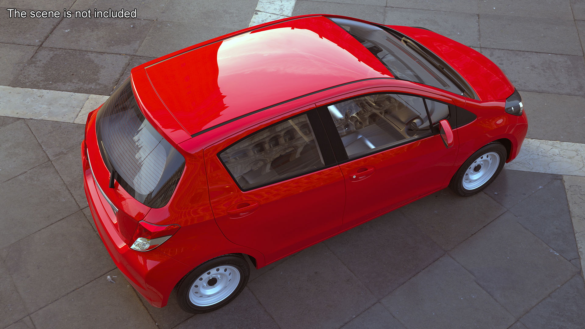 3D Hatchback Rigged
