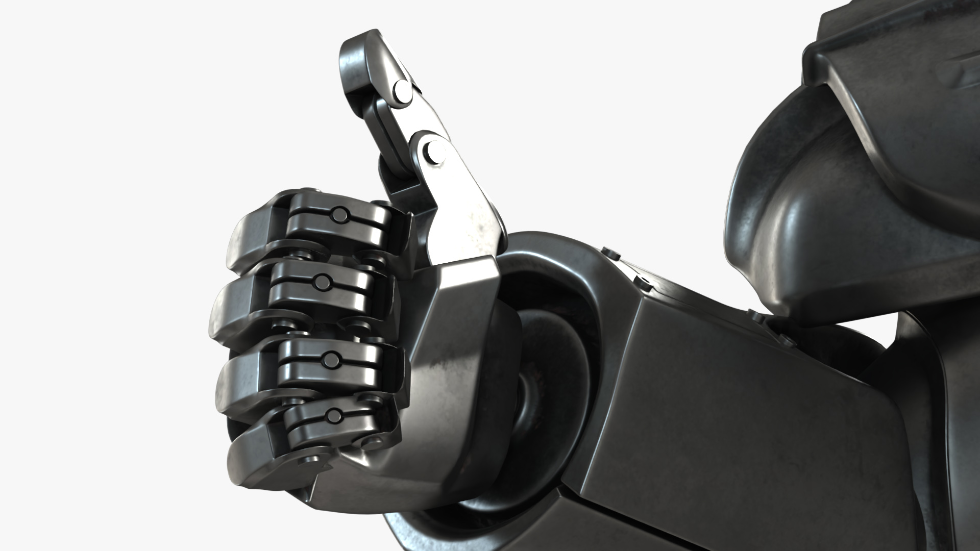 Fallout Combat Armor T 60 Thumb Up 3D model