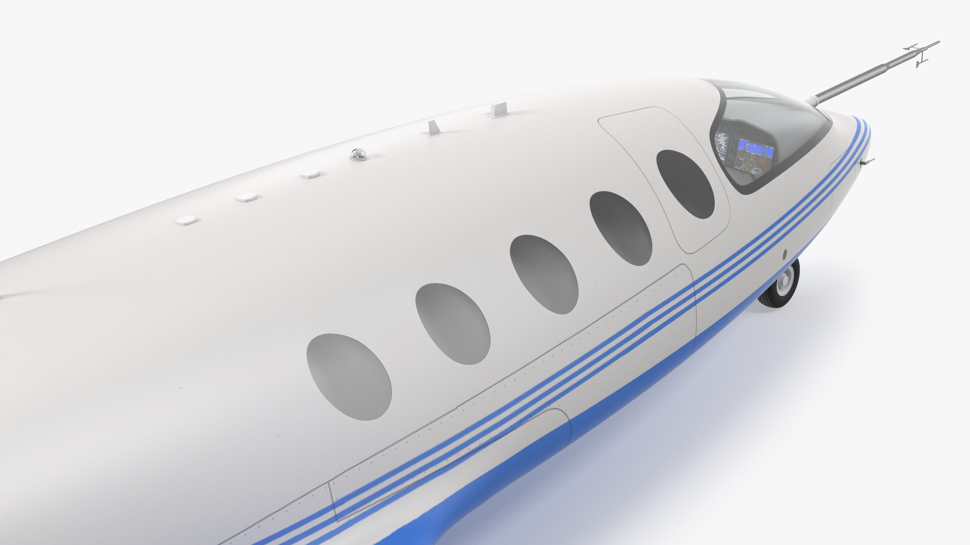 3D model Electric Cargo Aircraft Rigged