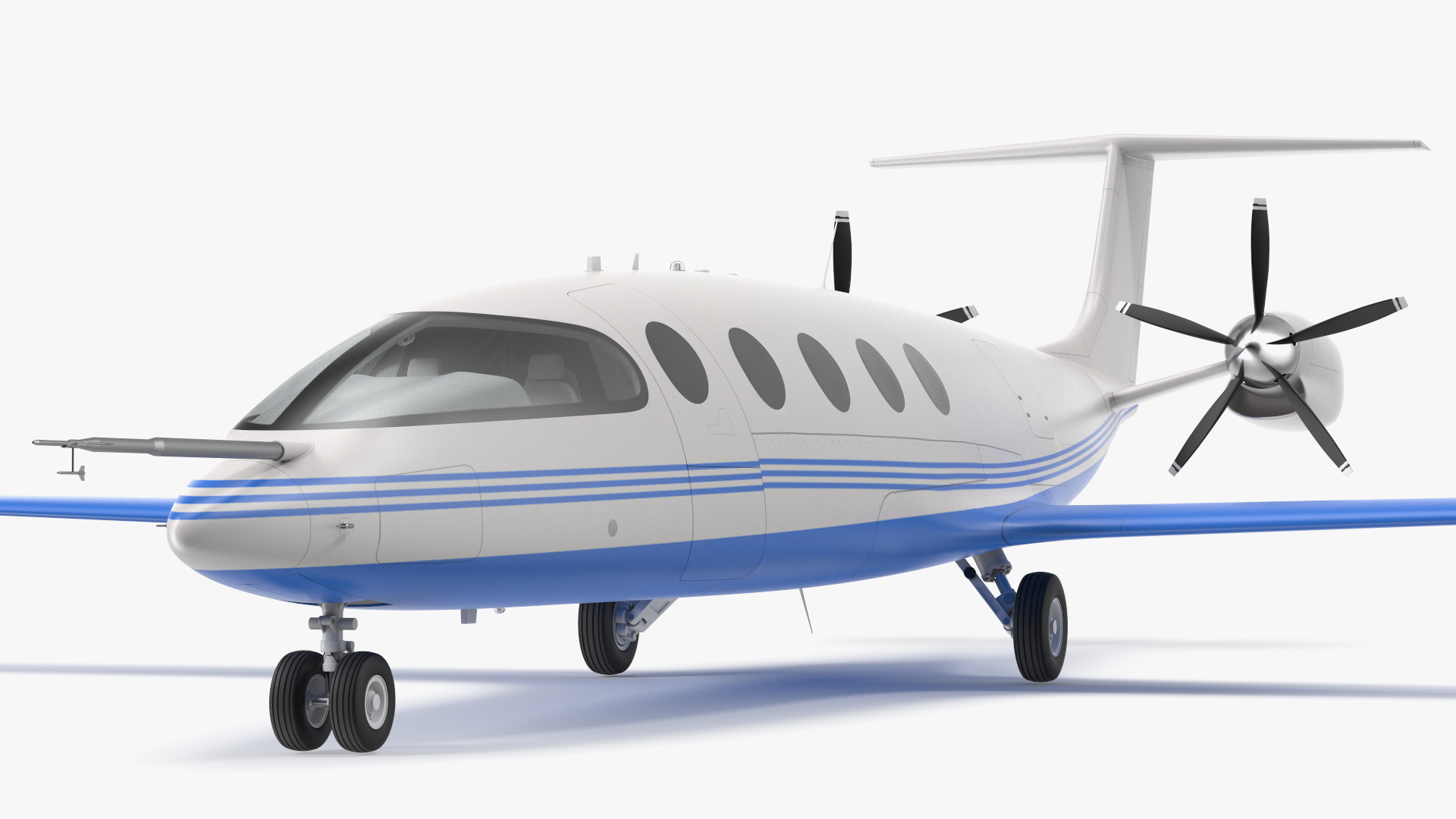 3D model Electric Cargo Aircraft Rigged