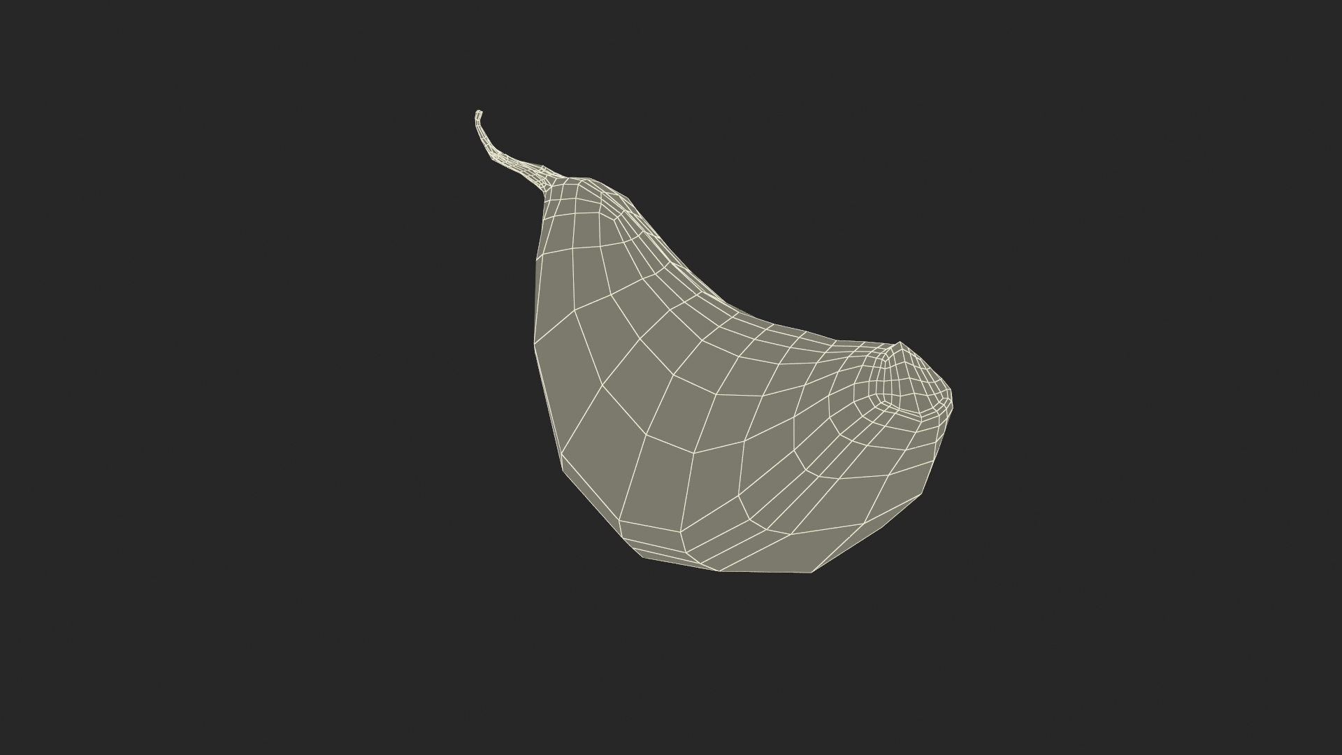 3D Clove Garlic Red