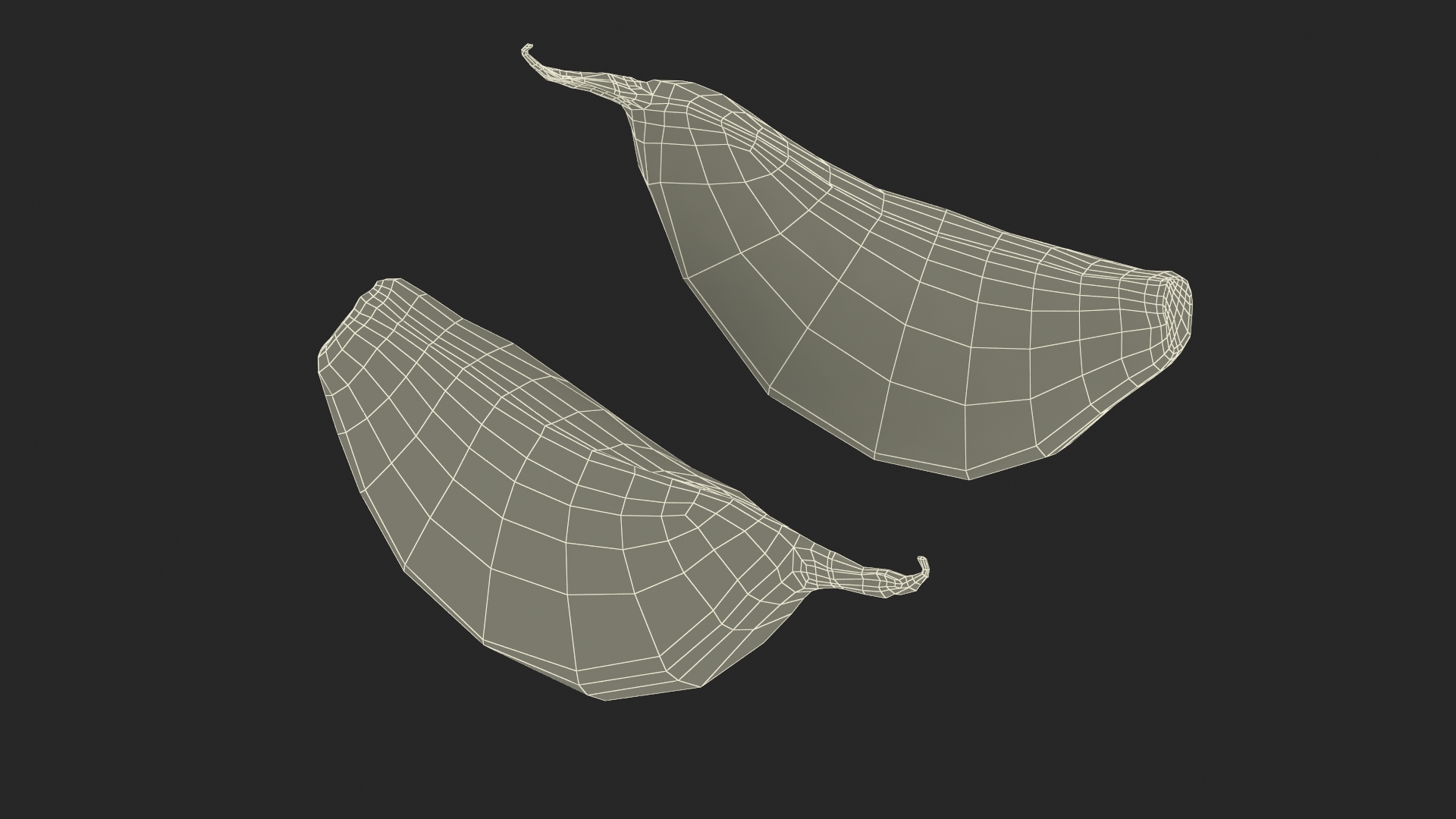 3D Clove Garlic Red