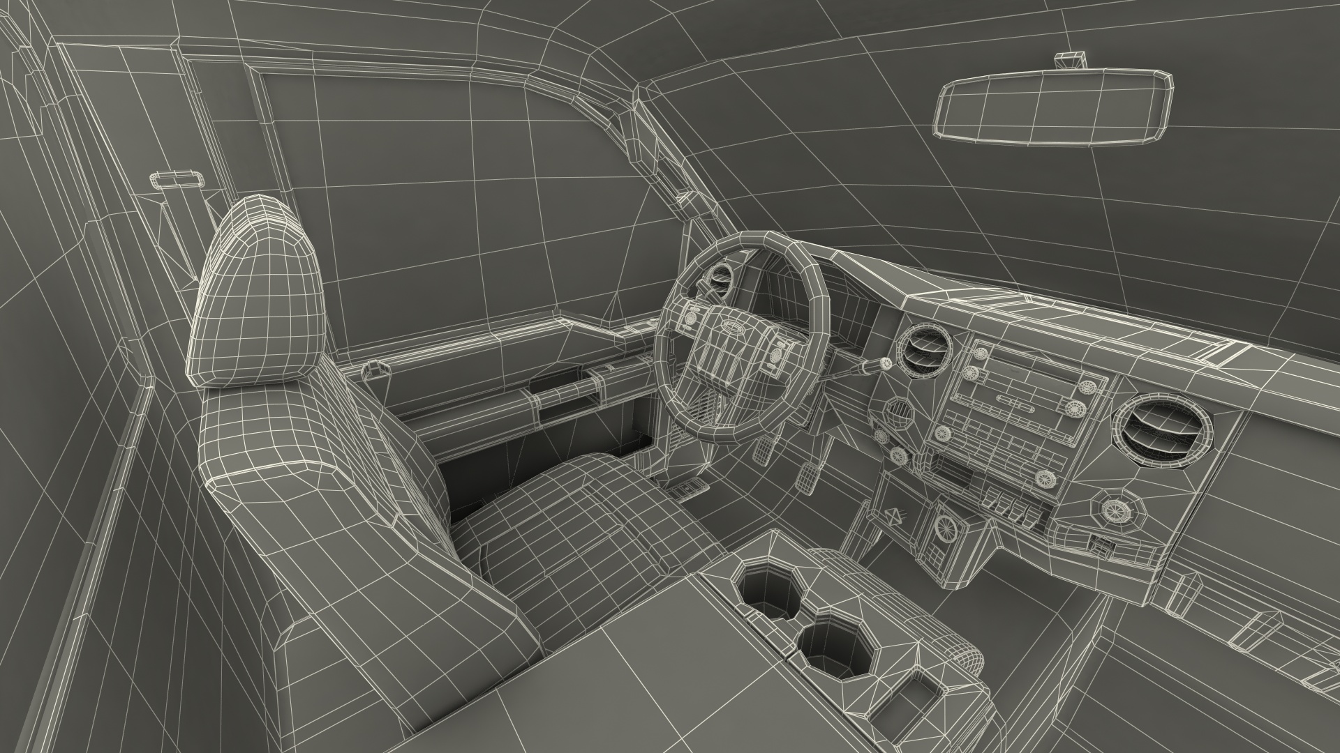 3D model Ford F650 Tow Truck with Ford F 150 SuperCrew