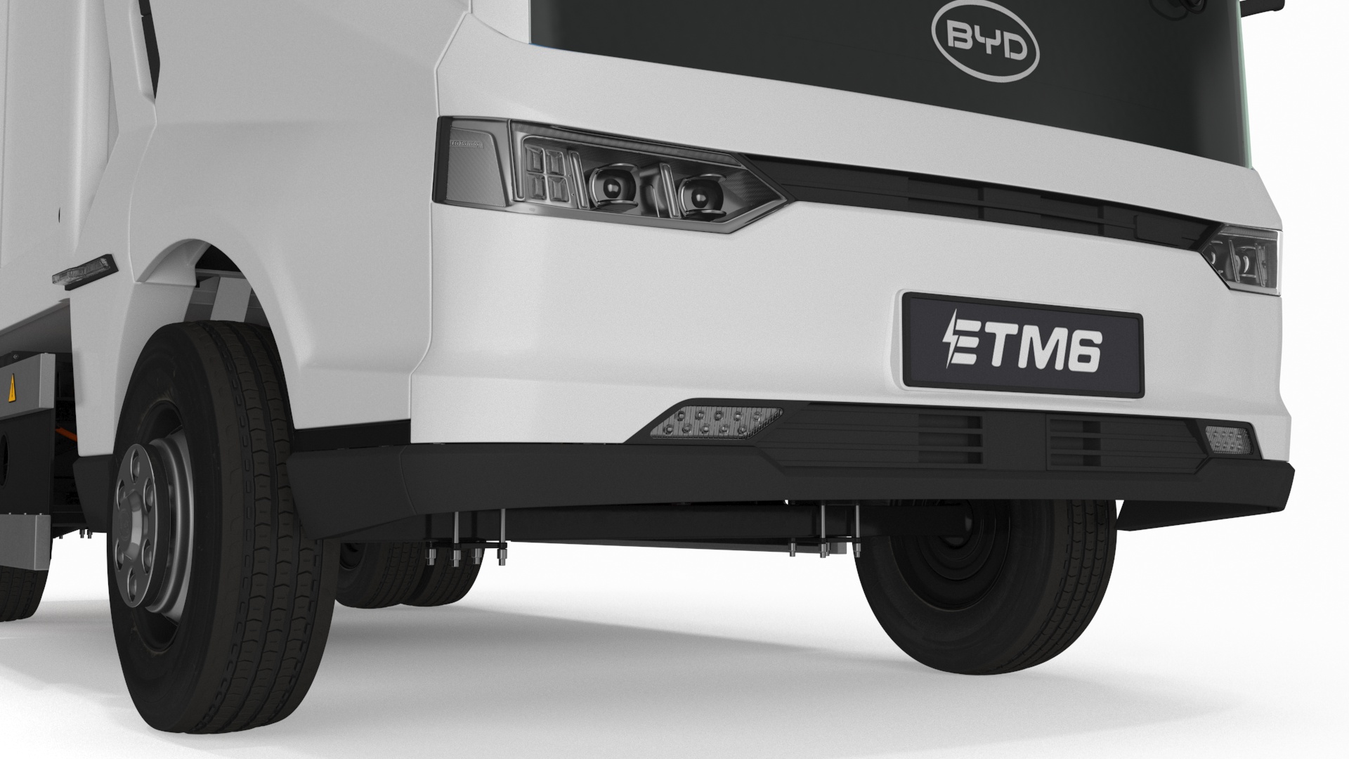 Electric Truck BYD ETM6 White 3D model