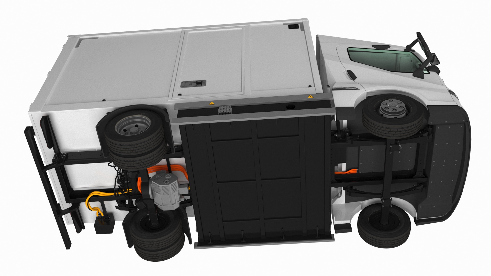 Electric Truck BYD ETM6 White 3D model