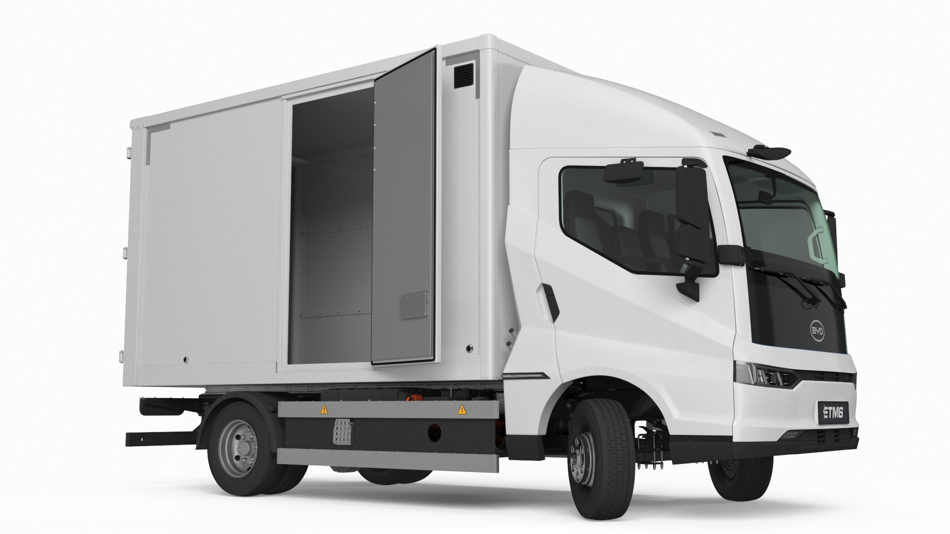 Electric Truck BYD ETM6 White 3D model
