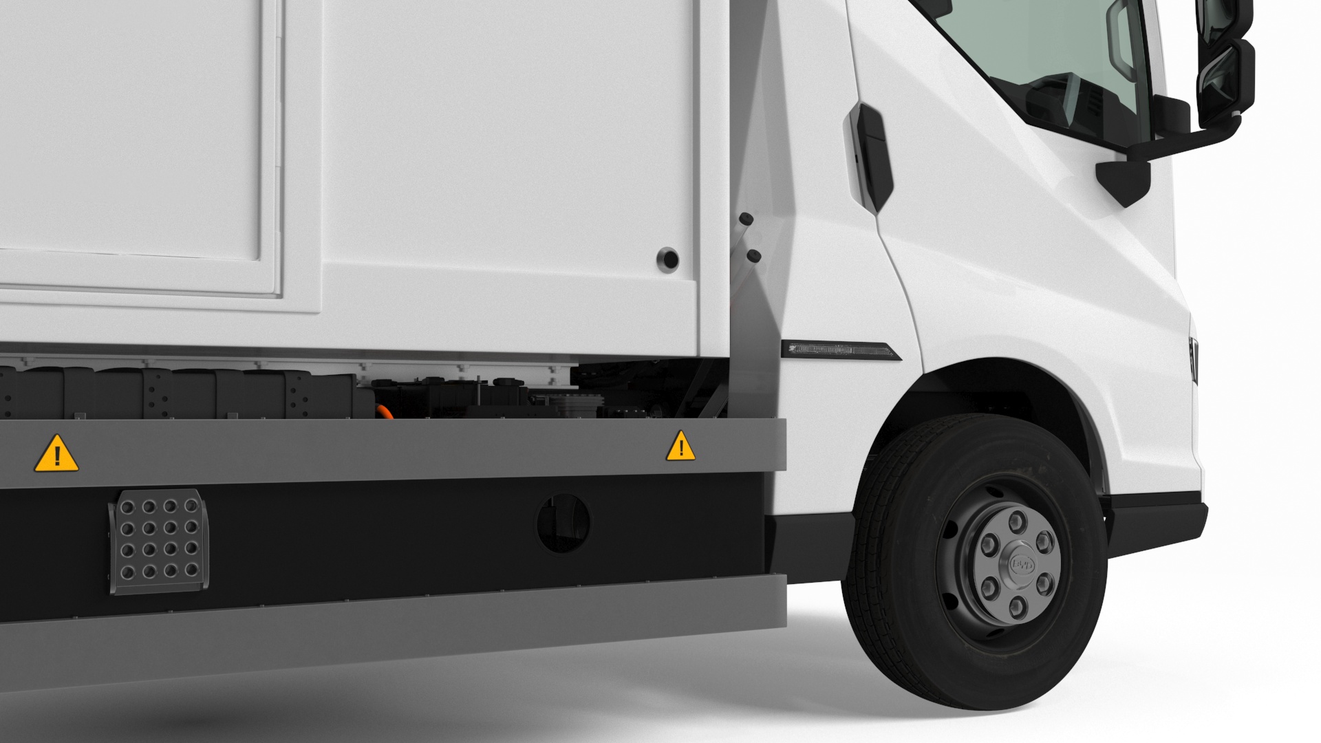 Electric Truck BYD ETM6 White 3D model