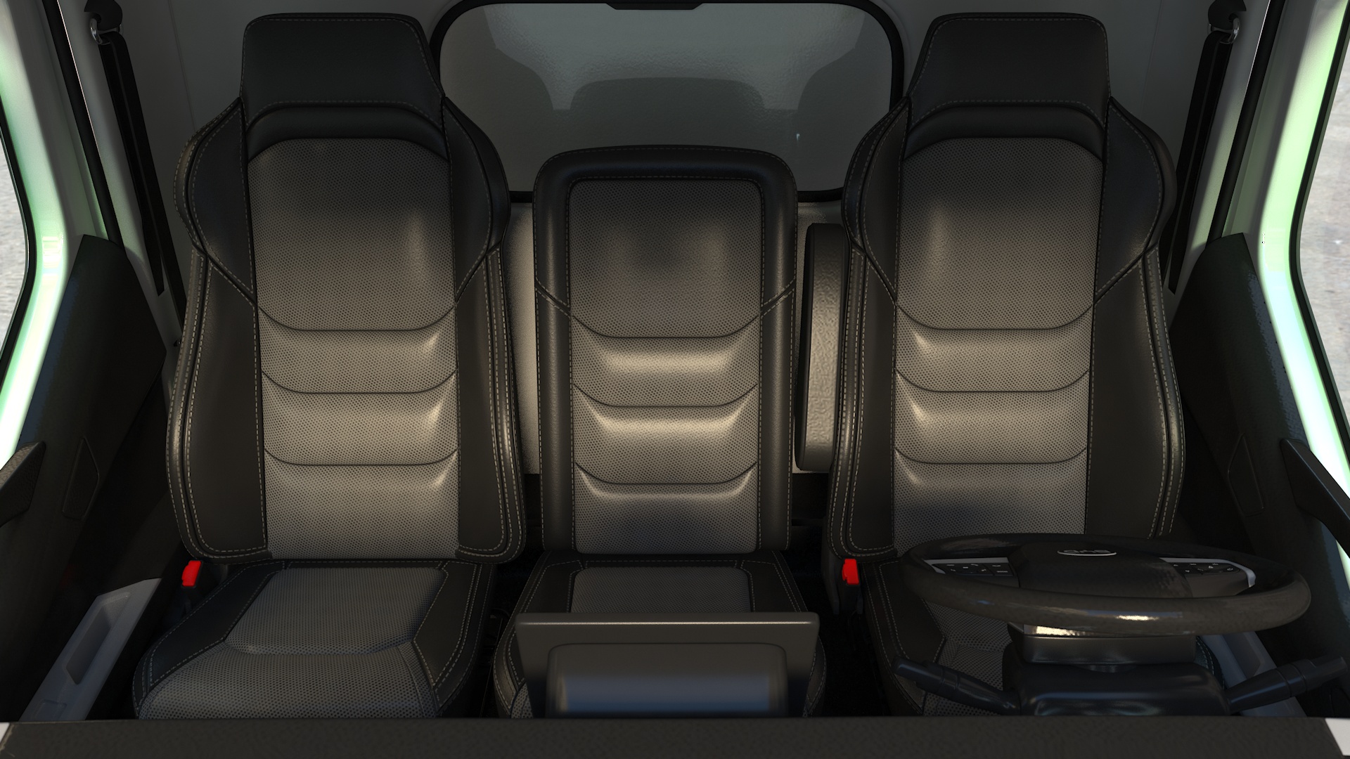 Electric Truck BYD ETM6 White 3D model