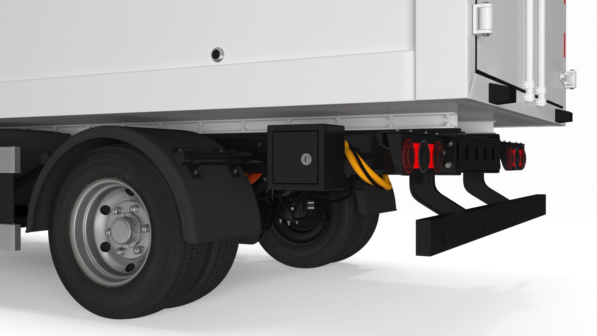 Electric Truck BYD ETM6 White 3D model