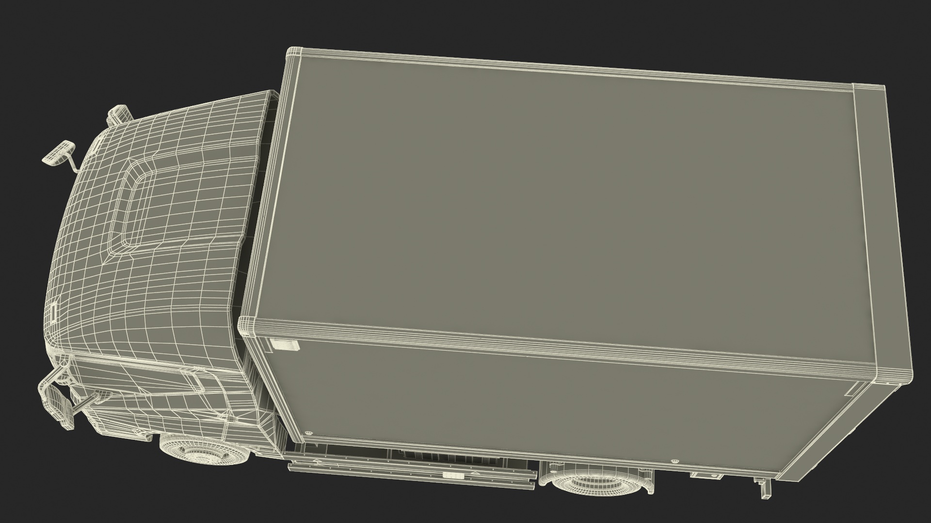 Electric Truck BYD ETM6 White 3D model