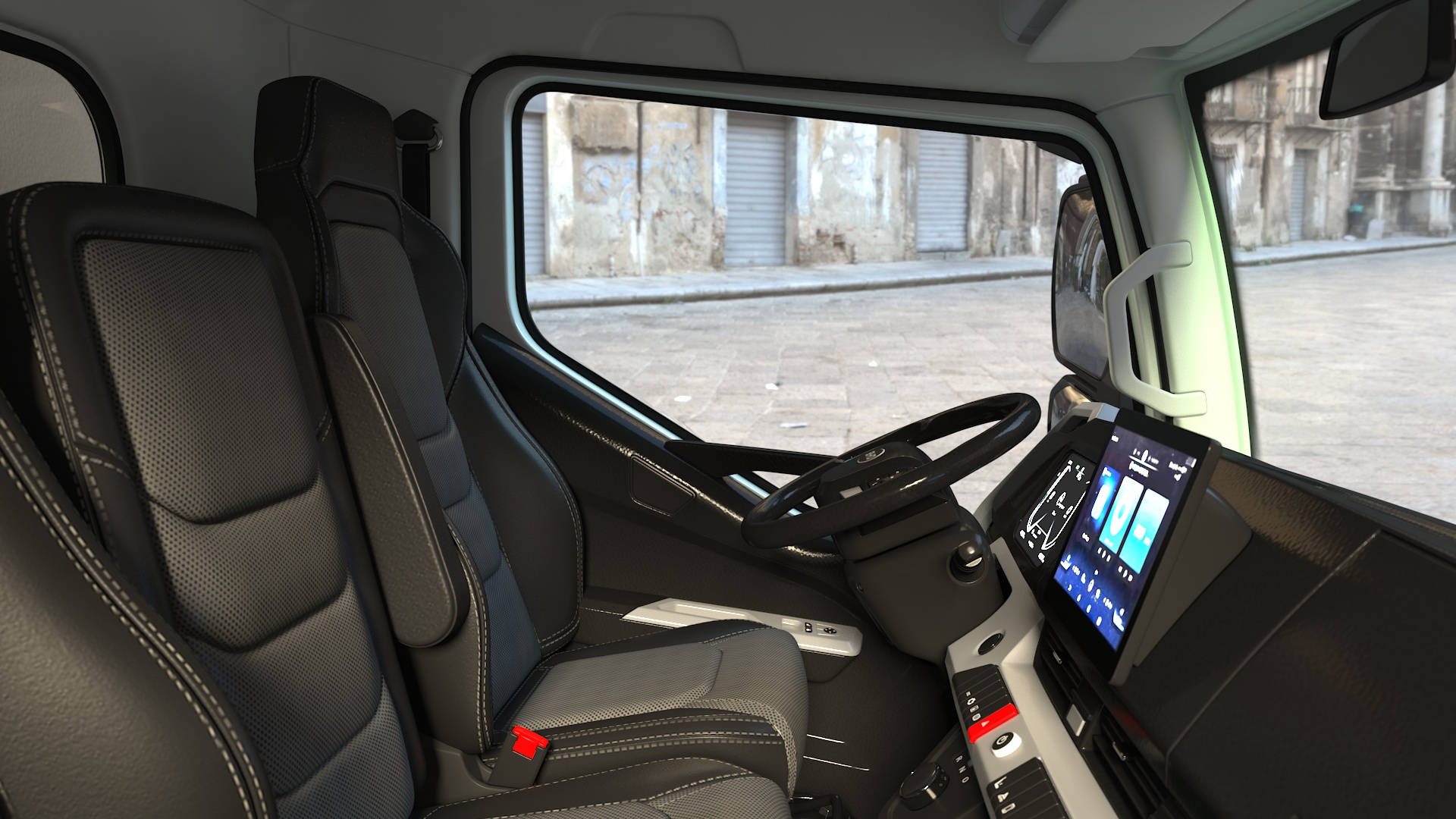 Electric Truck BYD ETM6 White 3D model