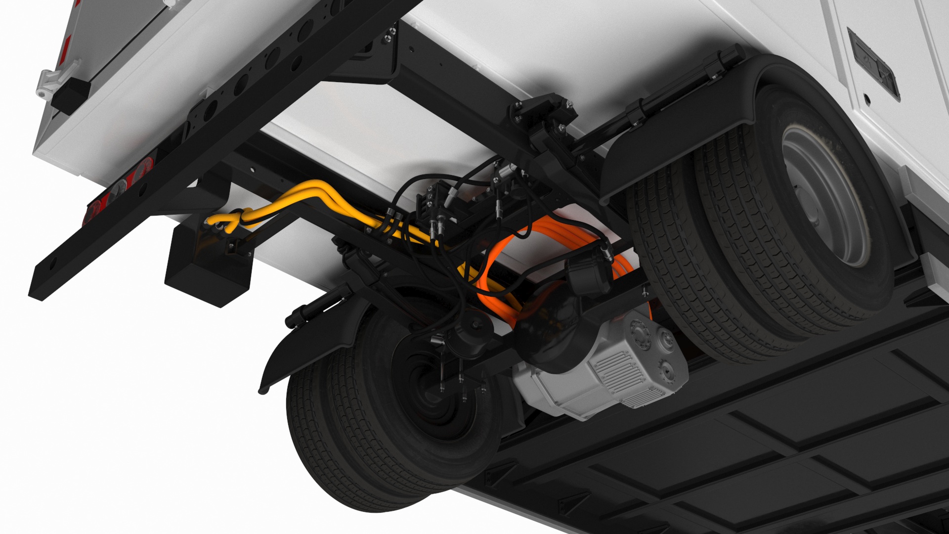 Electric Truck BYD ETM6 White 3D model