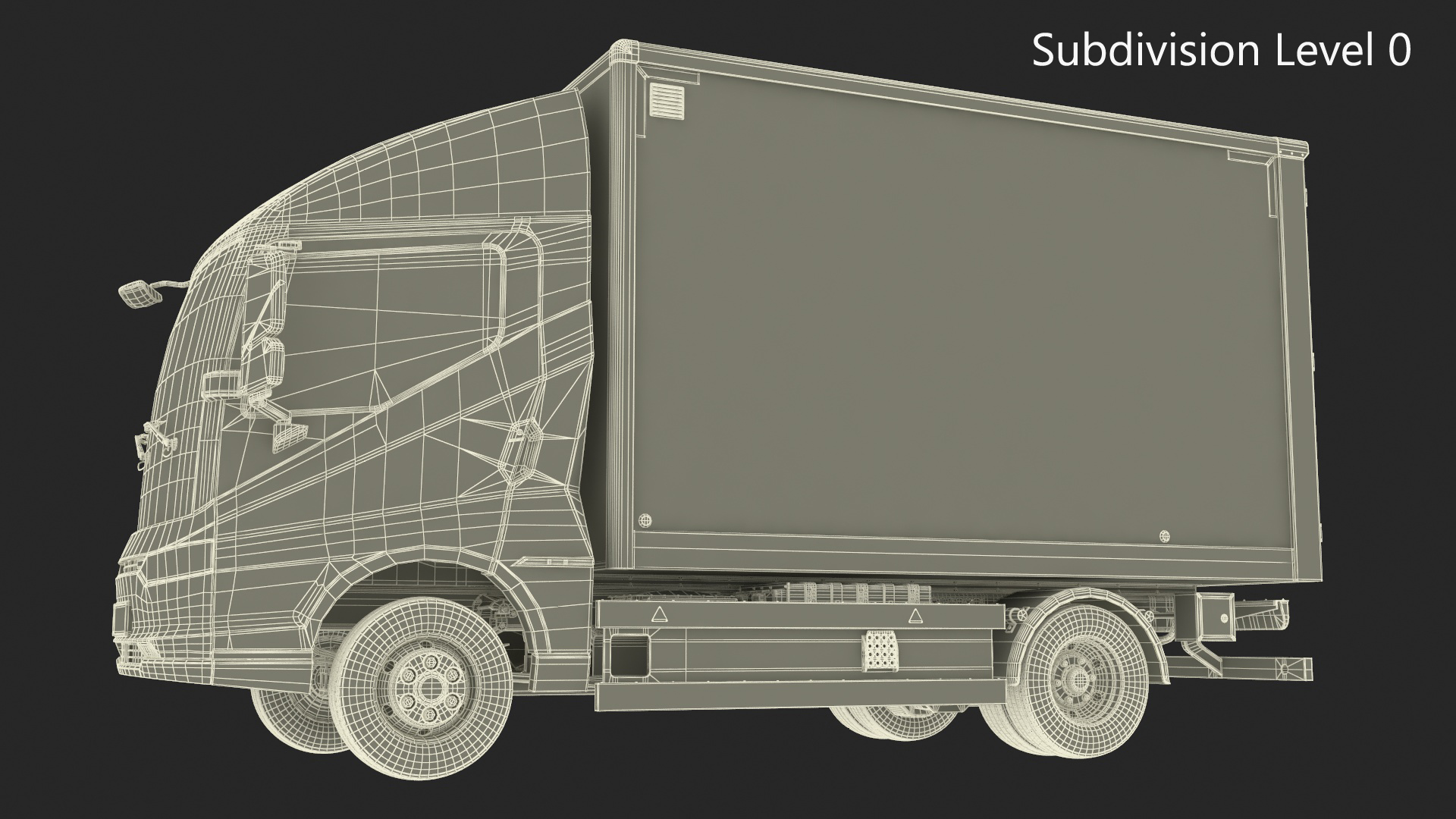 Electric Truck BYD ETM6 White 3D model