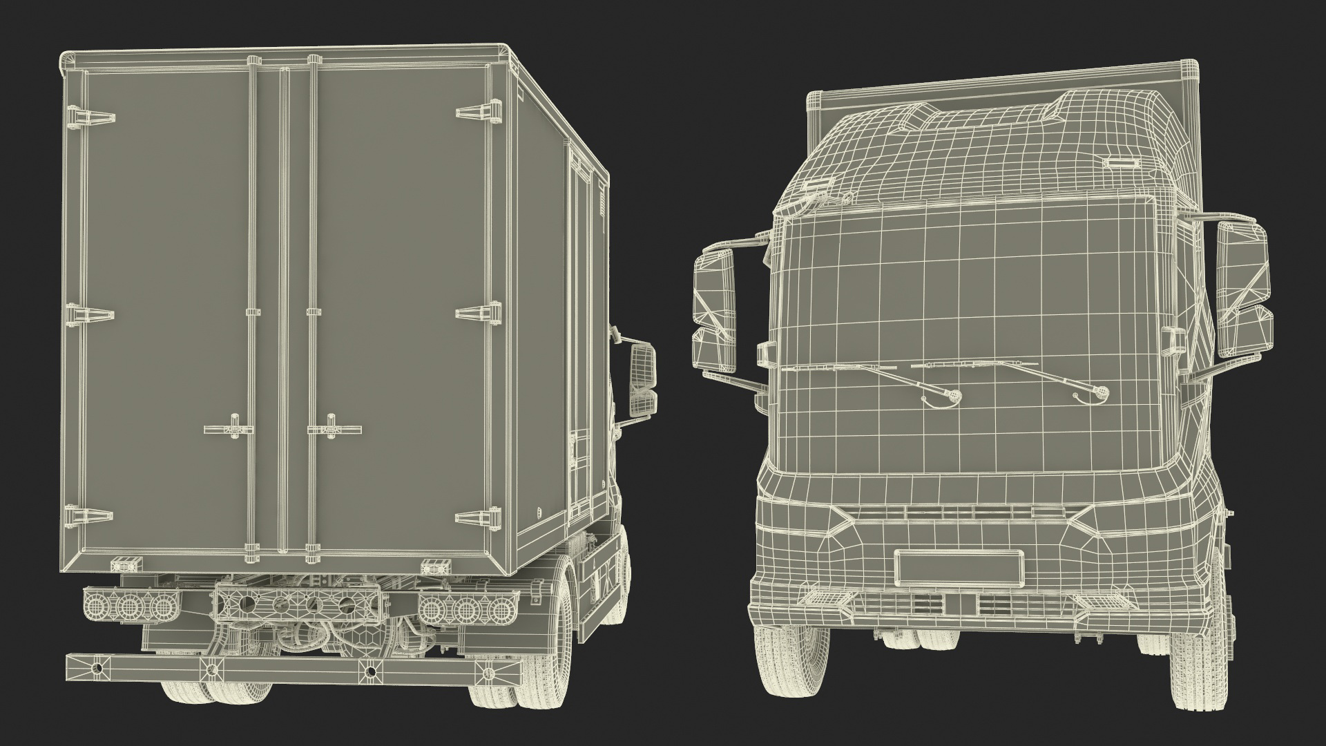 Electric Truck BYD ETM6 White 3D model