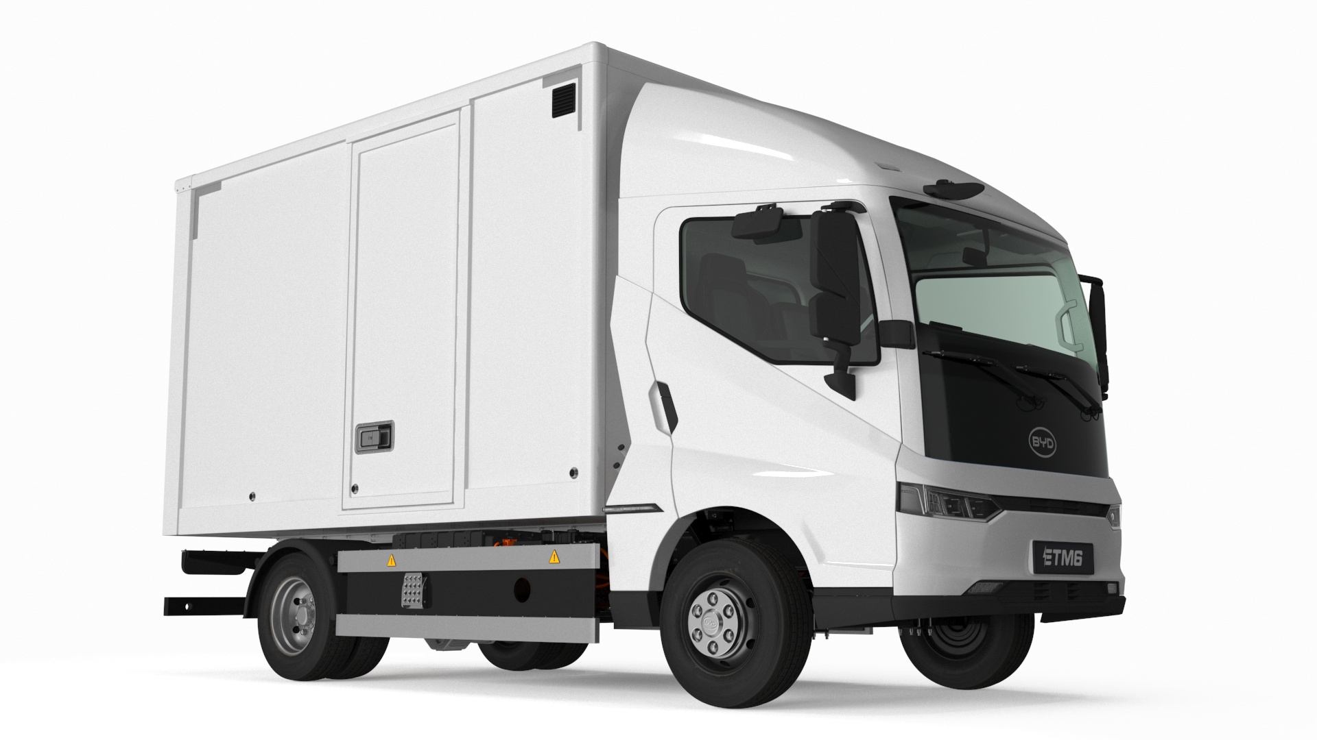 Electric Truck BYD ETM6 White 3D model