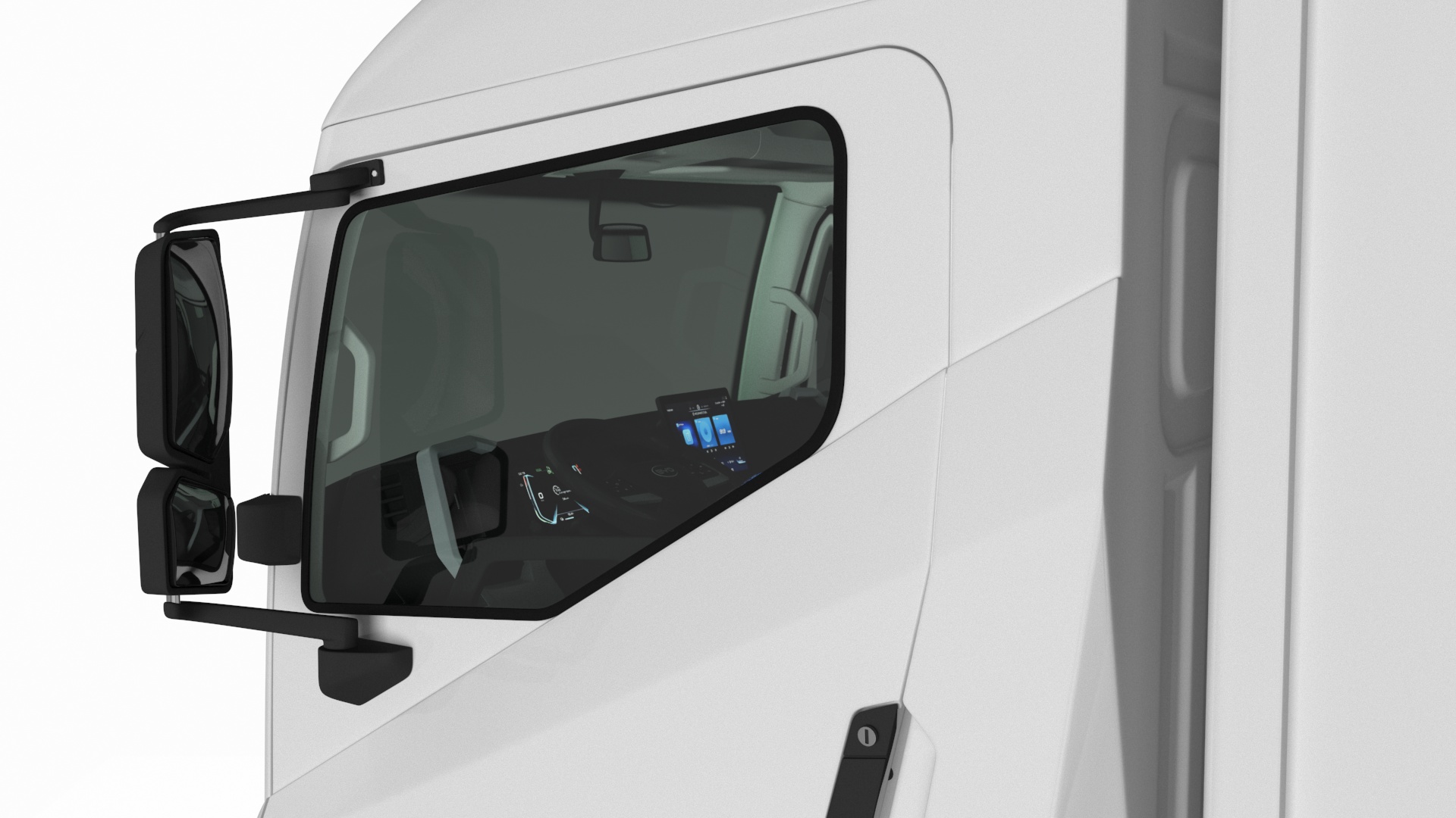 Electric Truck BYD ETM6 White 3D model