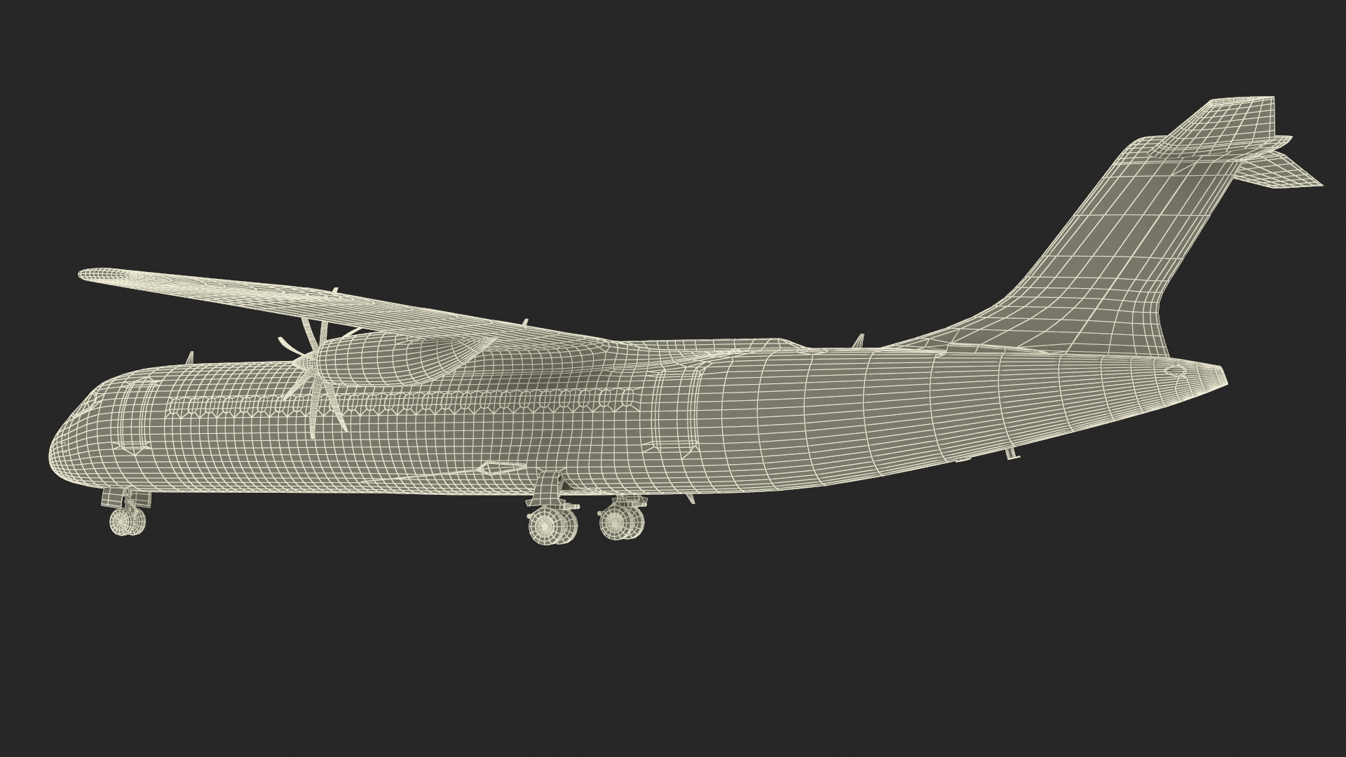 Airbus ZEROe Turboprop 3D