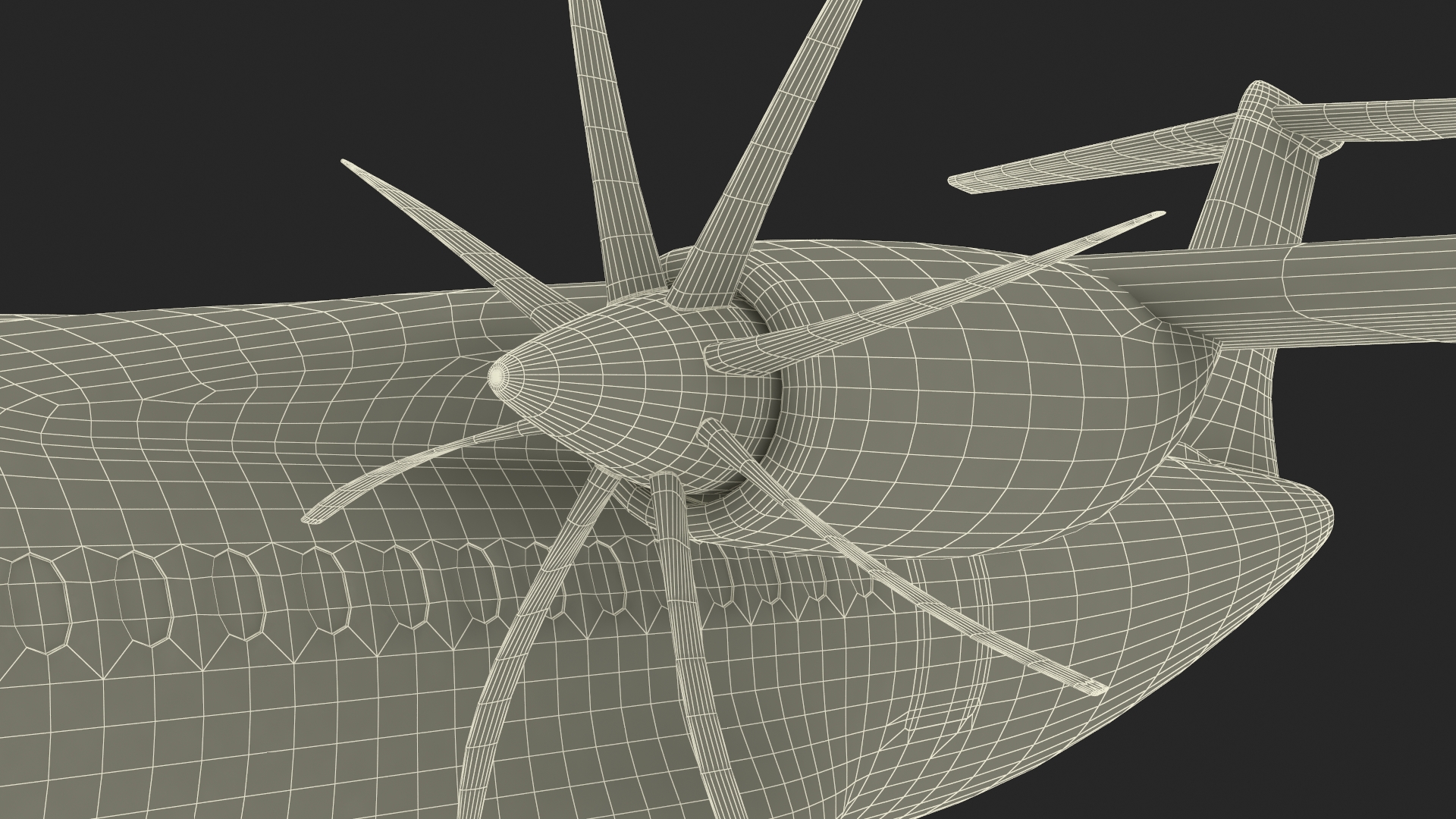 Airbus ZEROe Turboprop 3D