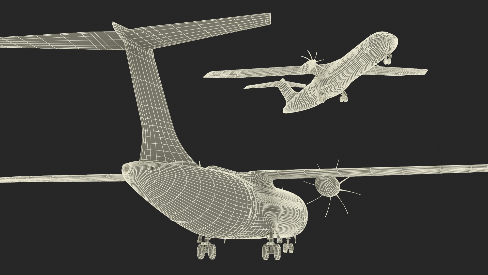 Airbus ZEROe Turboprop 3D