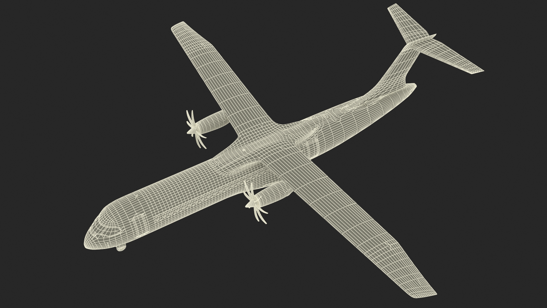 Airbus ZEROe Turboprop 3D