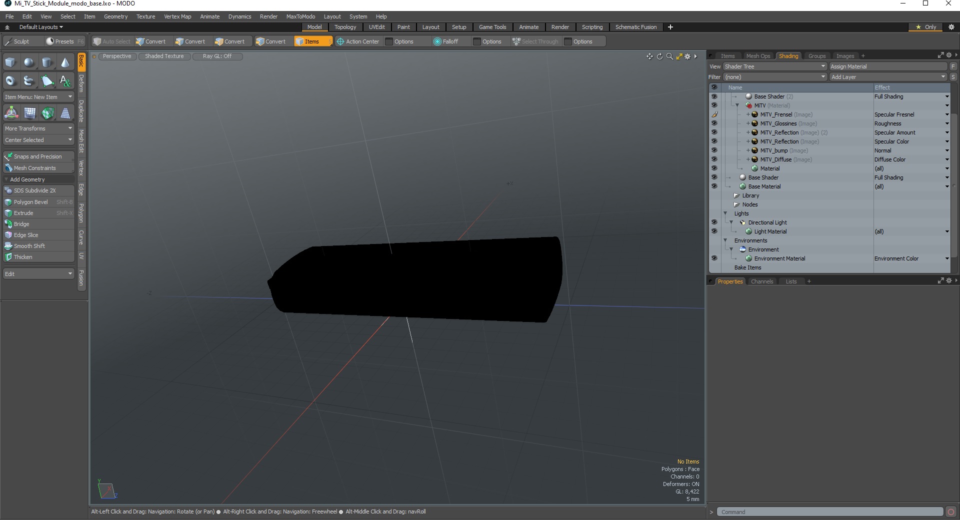 3D Mi TV Stick Module model