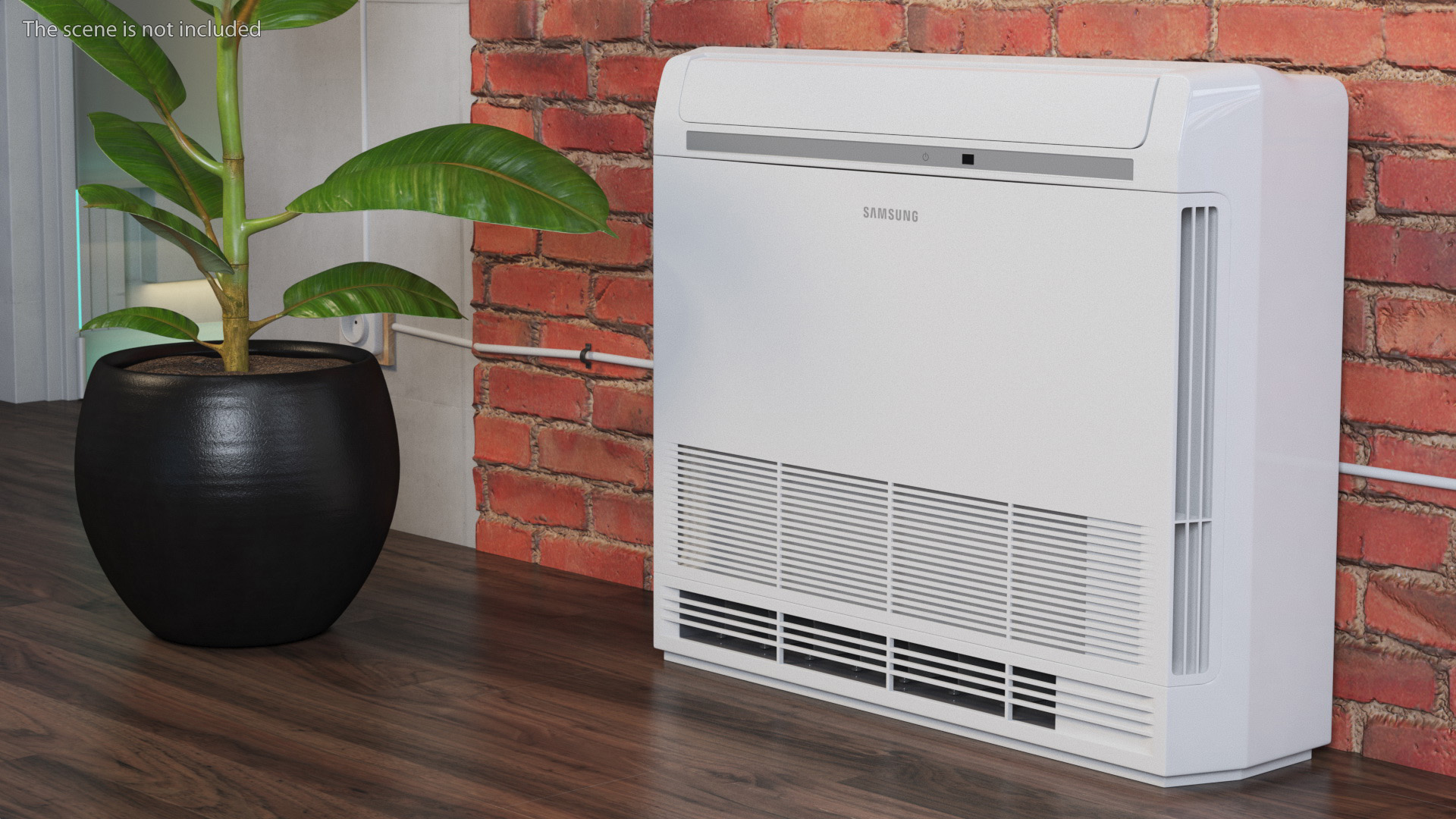 3D model Samsung Floor Console Air Conditioning Indoor Unit
