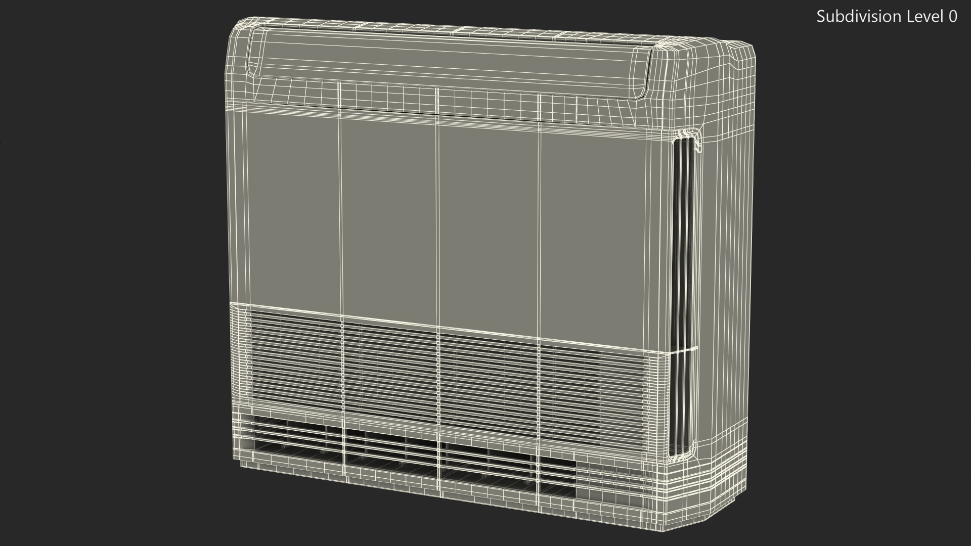 3D model Samsung Floor Console Air Conditioning Indoor Unit