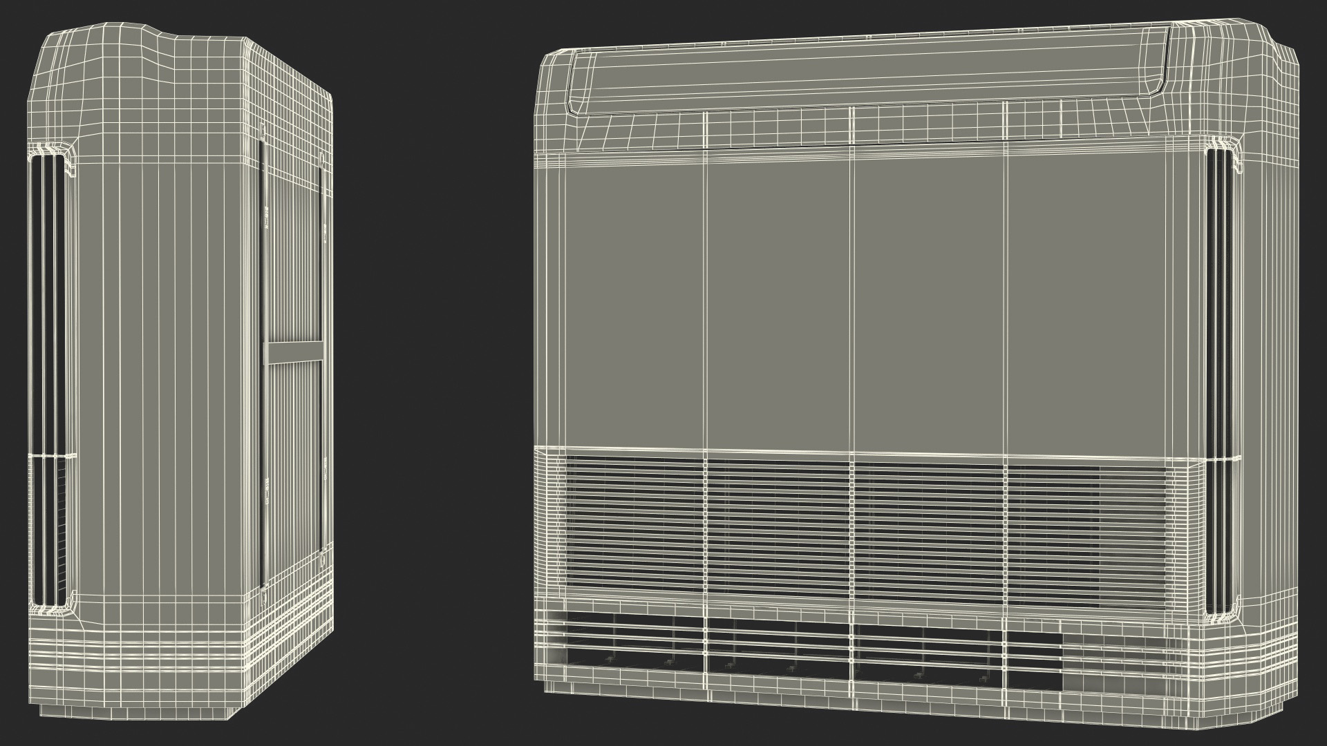 3D model Samsung Floor Console Air Conditioning Indoor Unit