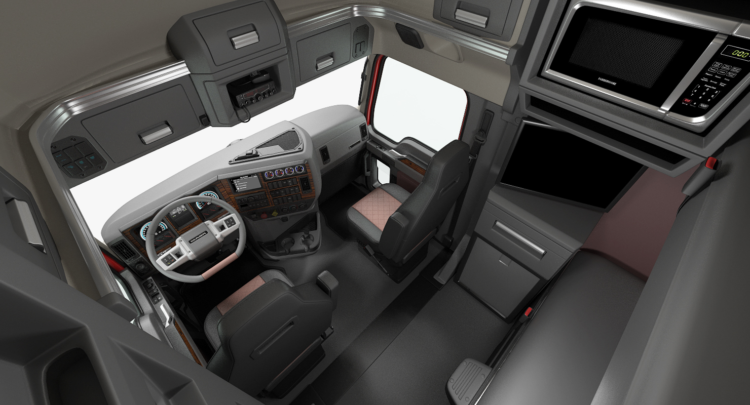 3D Mack Truck Cabin