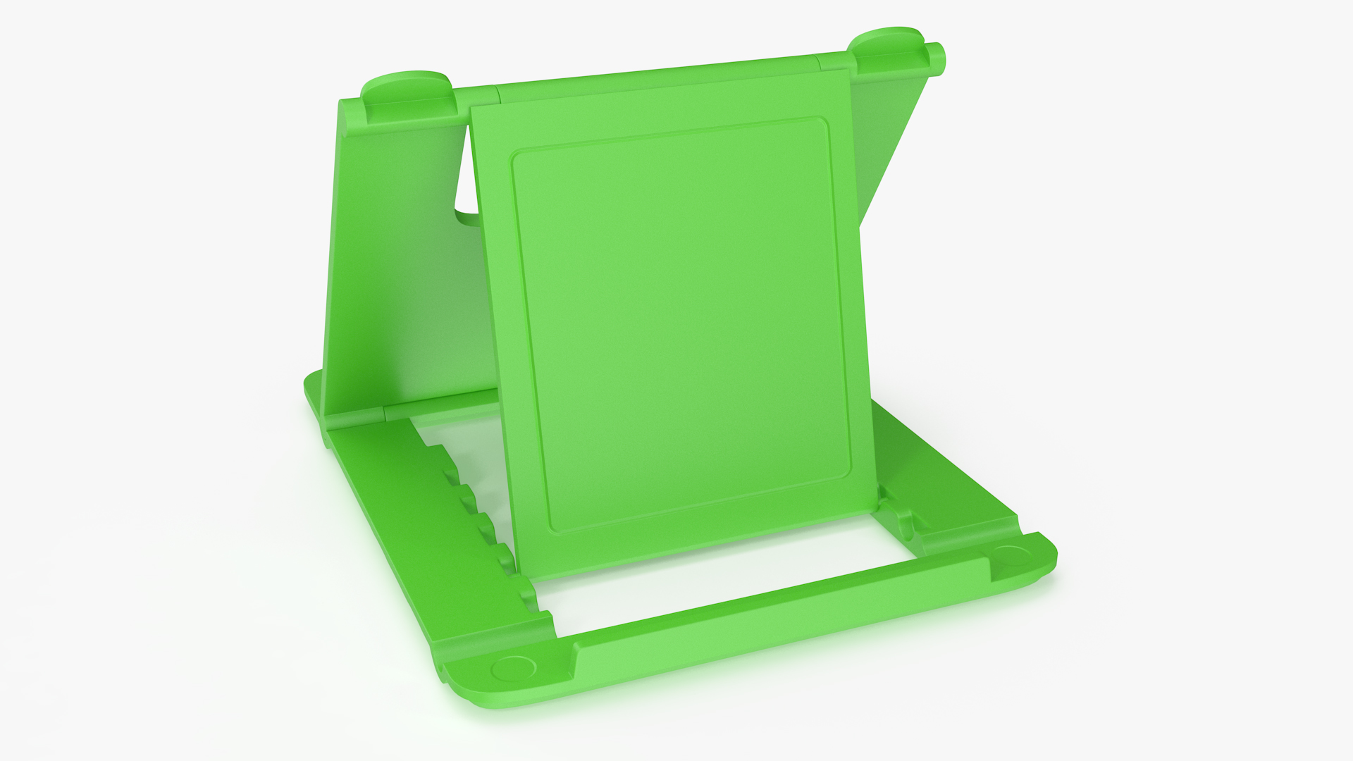 3D Stand for Phone Holder Green With Adjustable Tilt Angle Desktop model