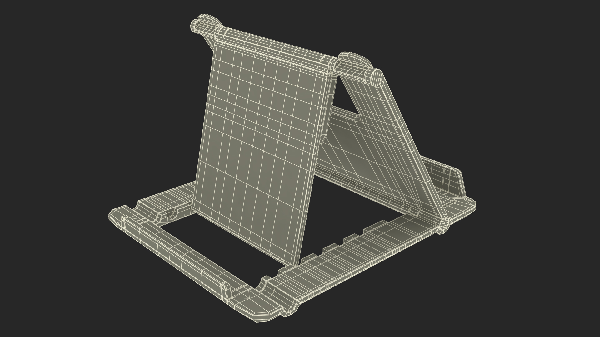 3D Stand for Phone Holder Green With Adjustable Tilt Angle Desktop model