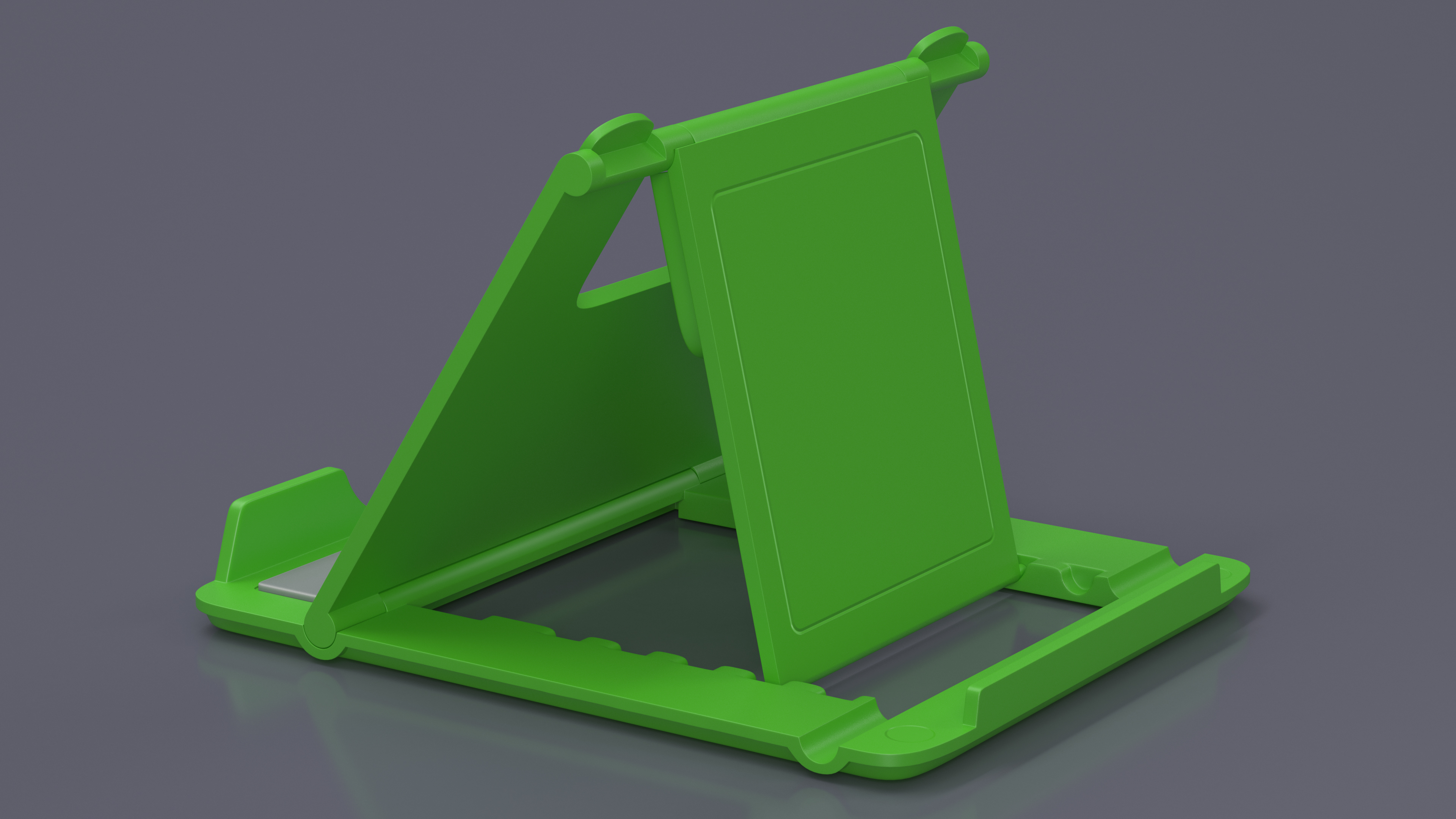3D Stand for Phone Holder Green With Adjustable Tilt Angle Desktop model