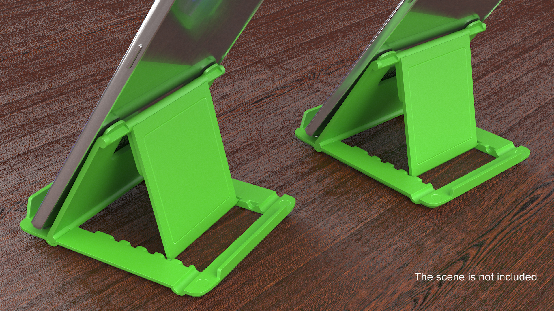 3D Stand for Phone Holder Green With Adjustable Tilt Angle Desktop model