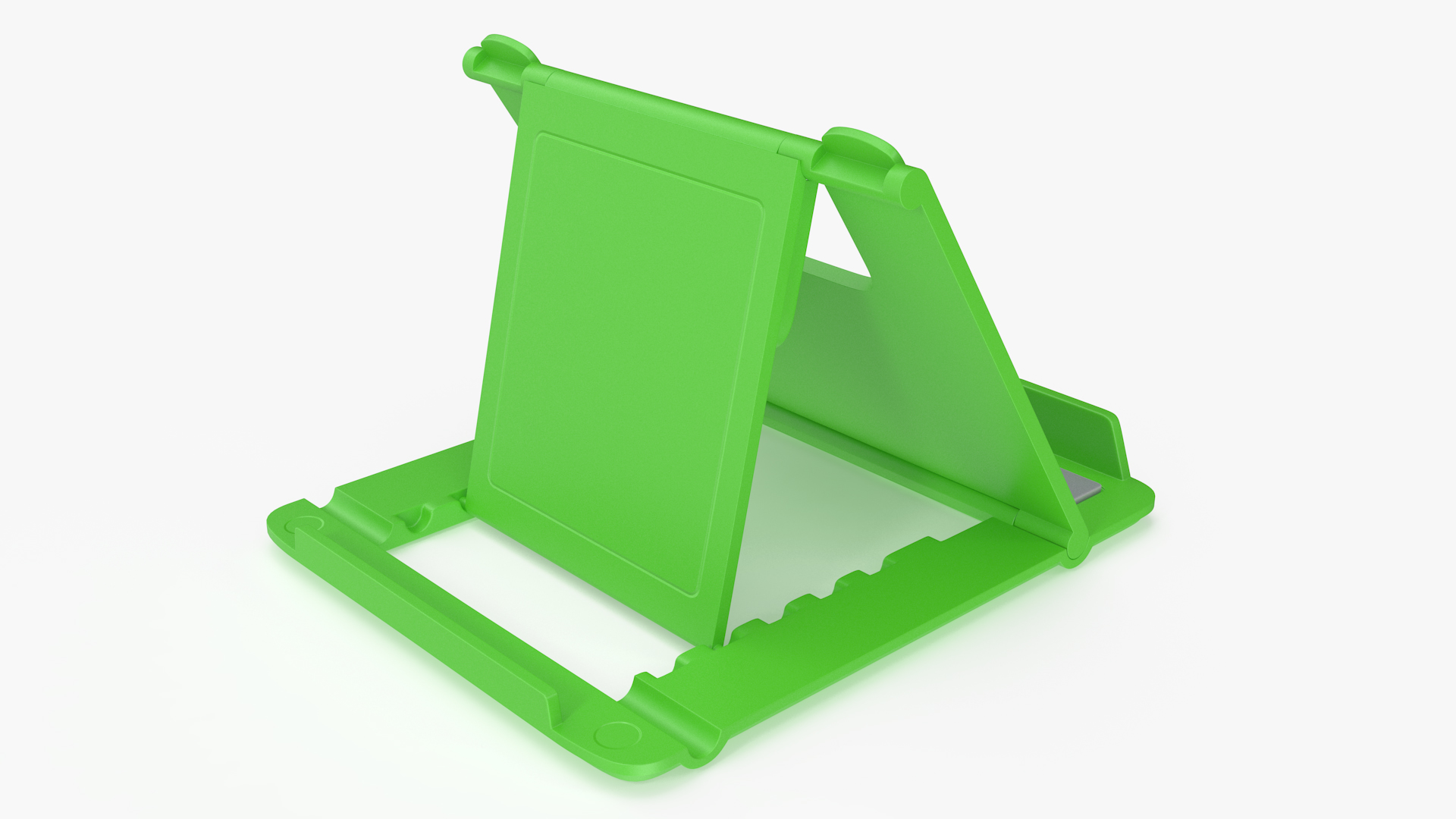 3D Stand for Phone Holder Green With Adjustable Tilt Angle Desktop model