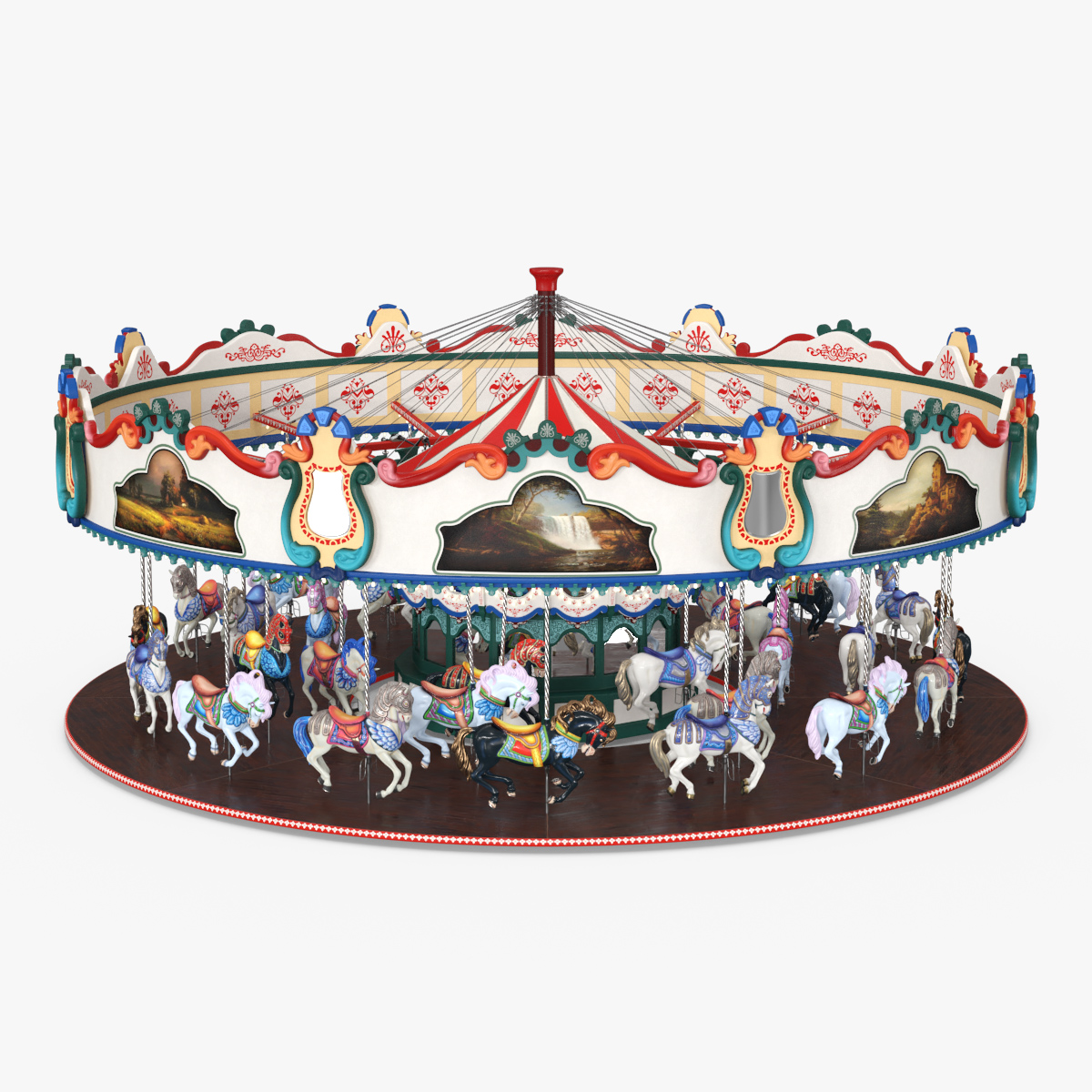Amusement Park Carousel