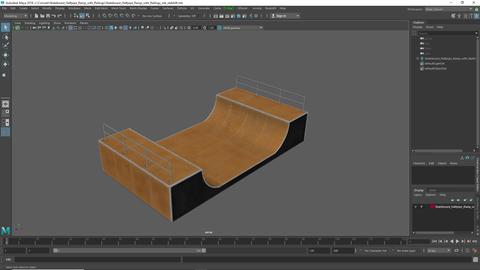 Skateboard Halfpipe Ramp with Railings - view 11