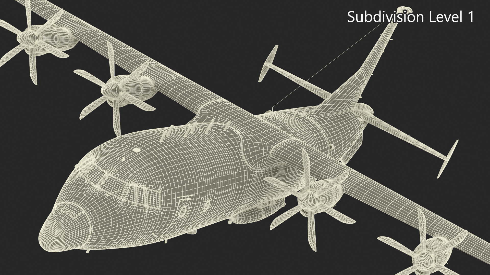 3D Medium Military Transport Aircraft Shaanxi Y 9 Rigged model